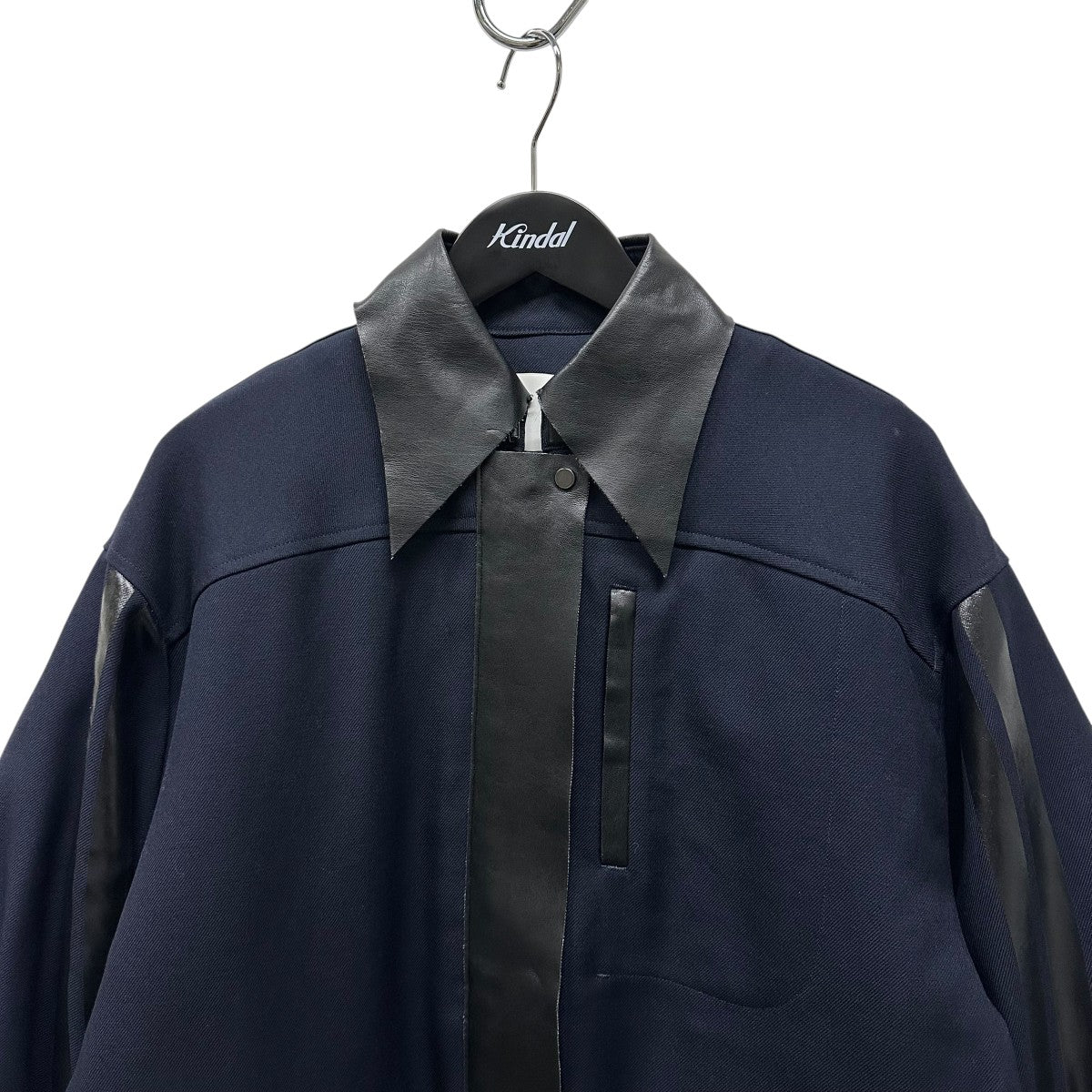 mame kurogouchi(マメクロゴウチ) Shadow Patched Wool Jacket