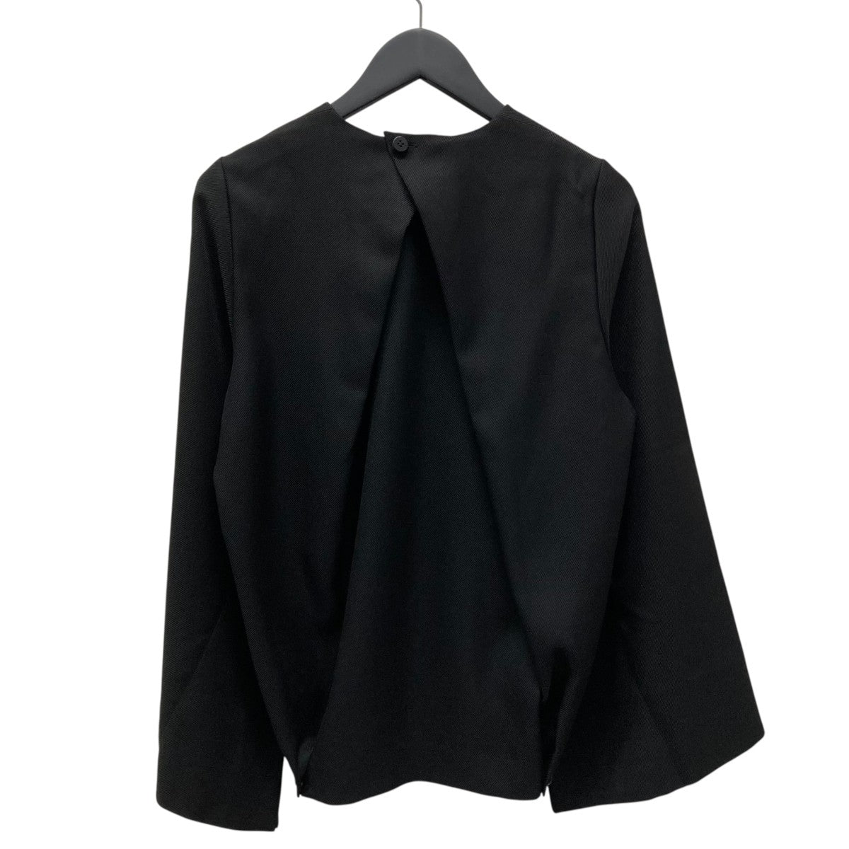 ハイク HYKE ECOCYCLE BELL SLEEVE TOP 長袖シャツ 212-15138 ブラック サイズ：1 HYKE(ハイク) ECOCYCLE BELL SLEEVE TOP長袖シャツ212-15138 212