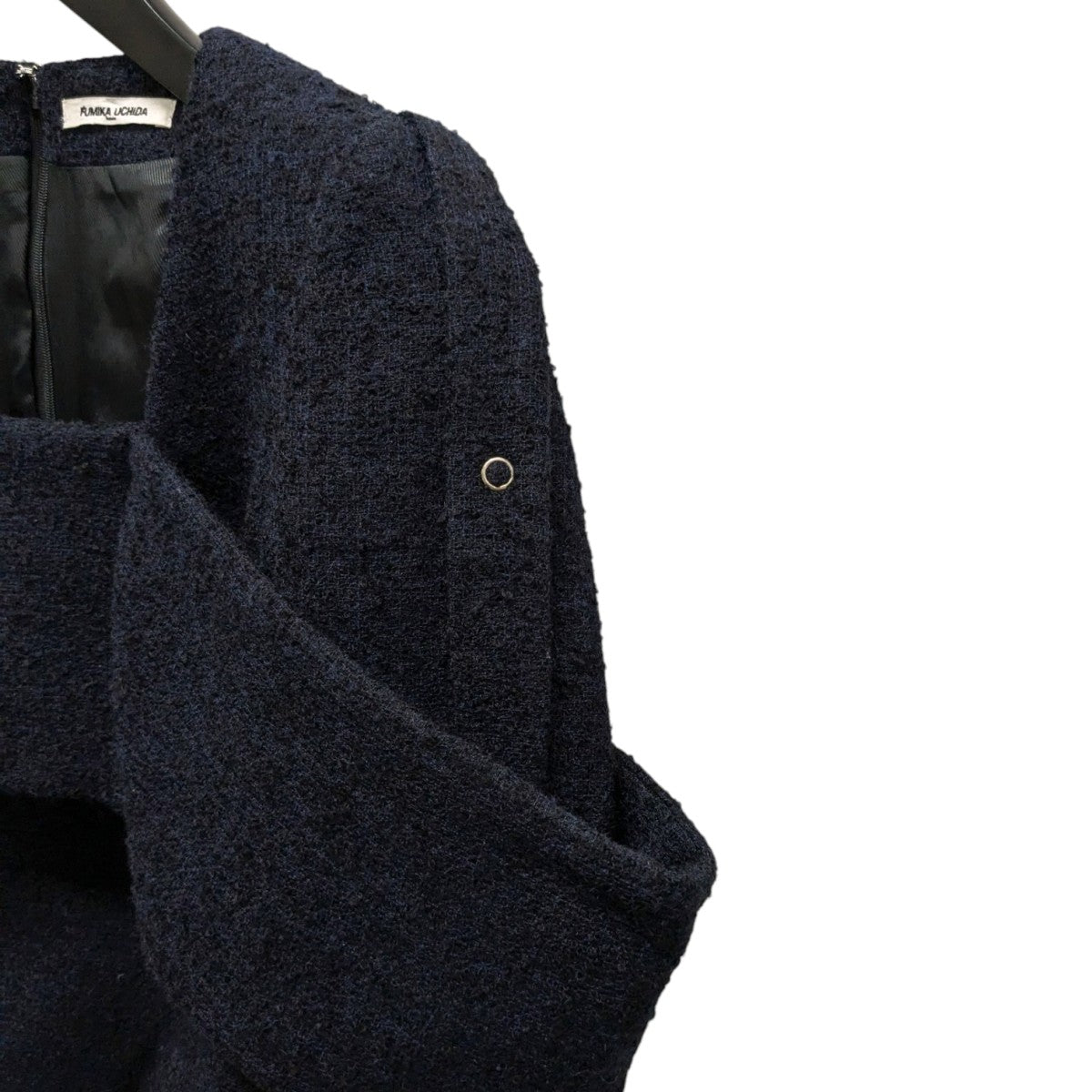 BOUCLE SQUARE-NECK SHORT JACKETショートジャケットFU-M-JK004