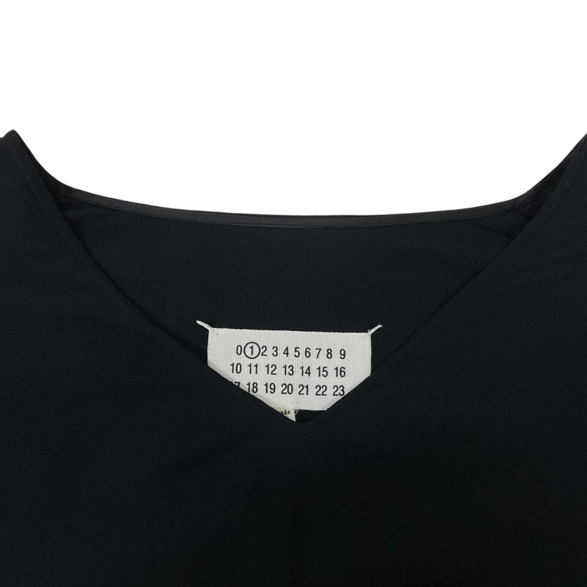 メゾンマルジェラ１ Maison Margiela1 長袖カットソー S51CU0054 ブラック サイズ：36 Maison Margiela メゾンマルジェラ1 Margiela1 長袖カットソー