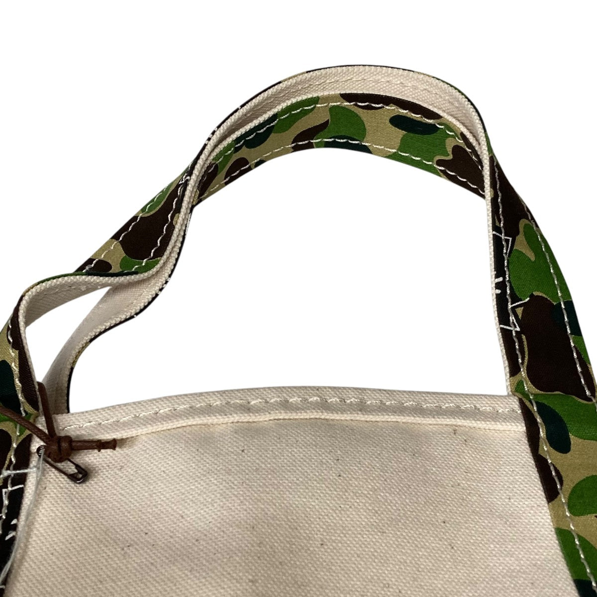 美品　REVOLVERリボルバー　ヘンプカモフラ柄トートバッグ　裏原　レア SAINT MICHAEL×A BATHING APE AP TOTE BAGカモフラージュ柄