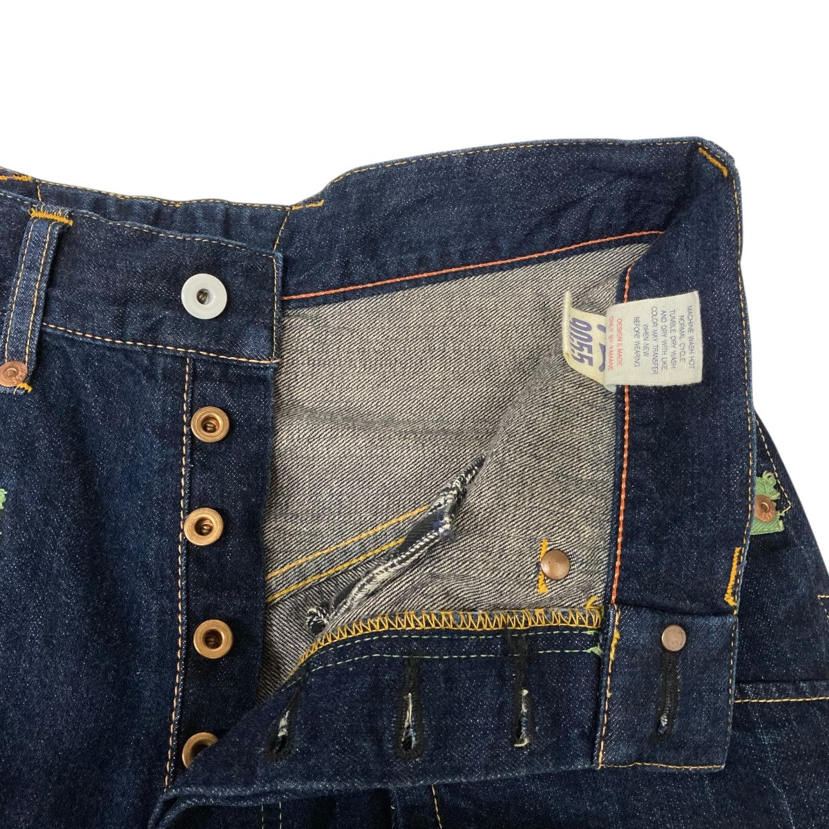 EVISU(エヴィス) 9055 PHLIP GOSSデニムパンツ ネイビー サイズ