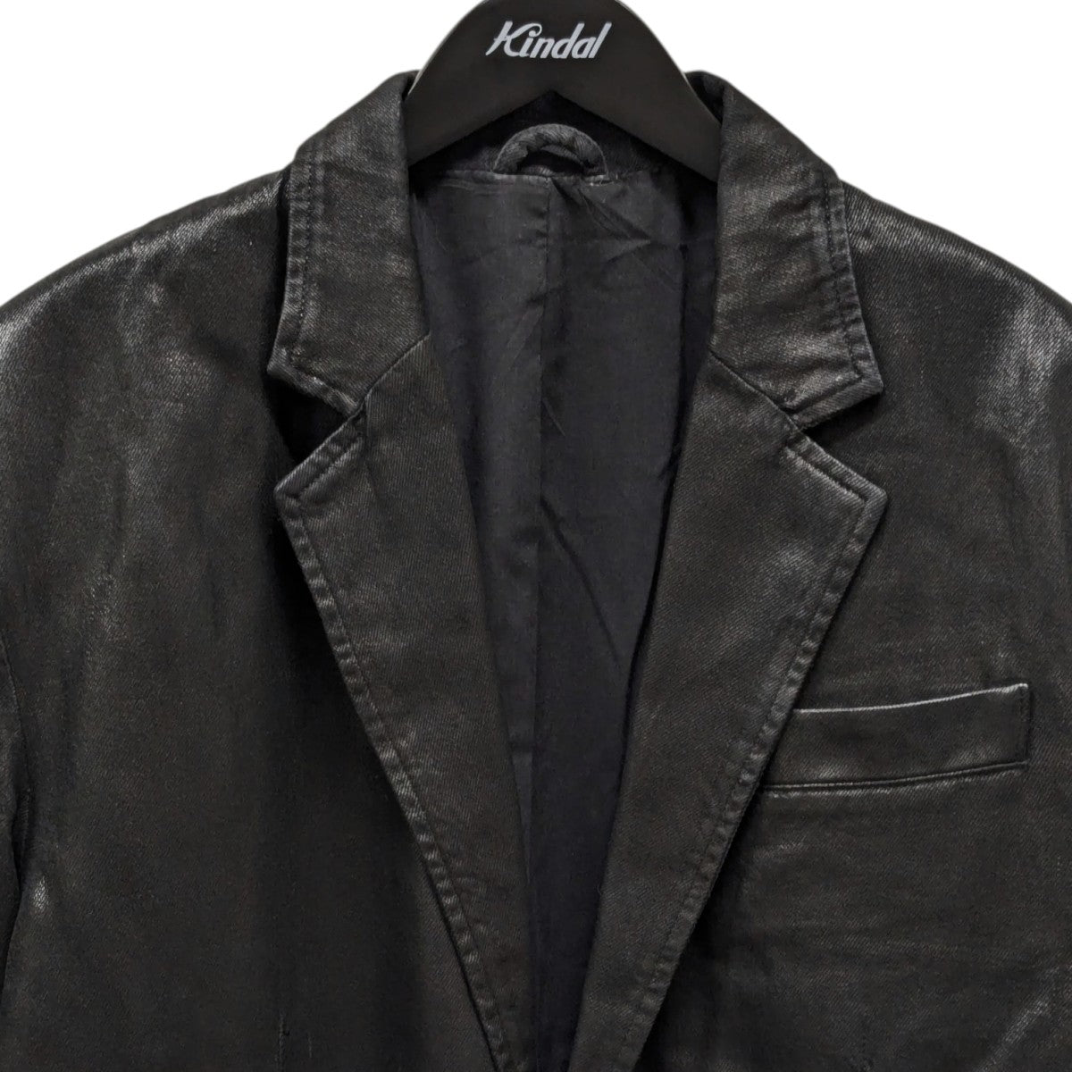DIESEL Blazer in coated tailoring denimジャケット068MR 古着・中古-3枚目のアイテム画像