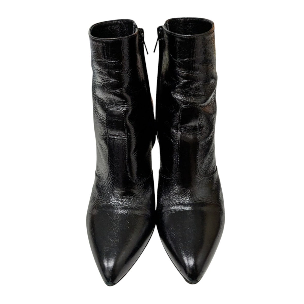 Saint Laurent Paris サイドジップヒールブーツ405593 古着・中古-2枚目のアイテム画像