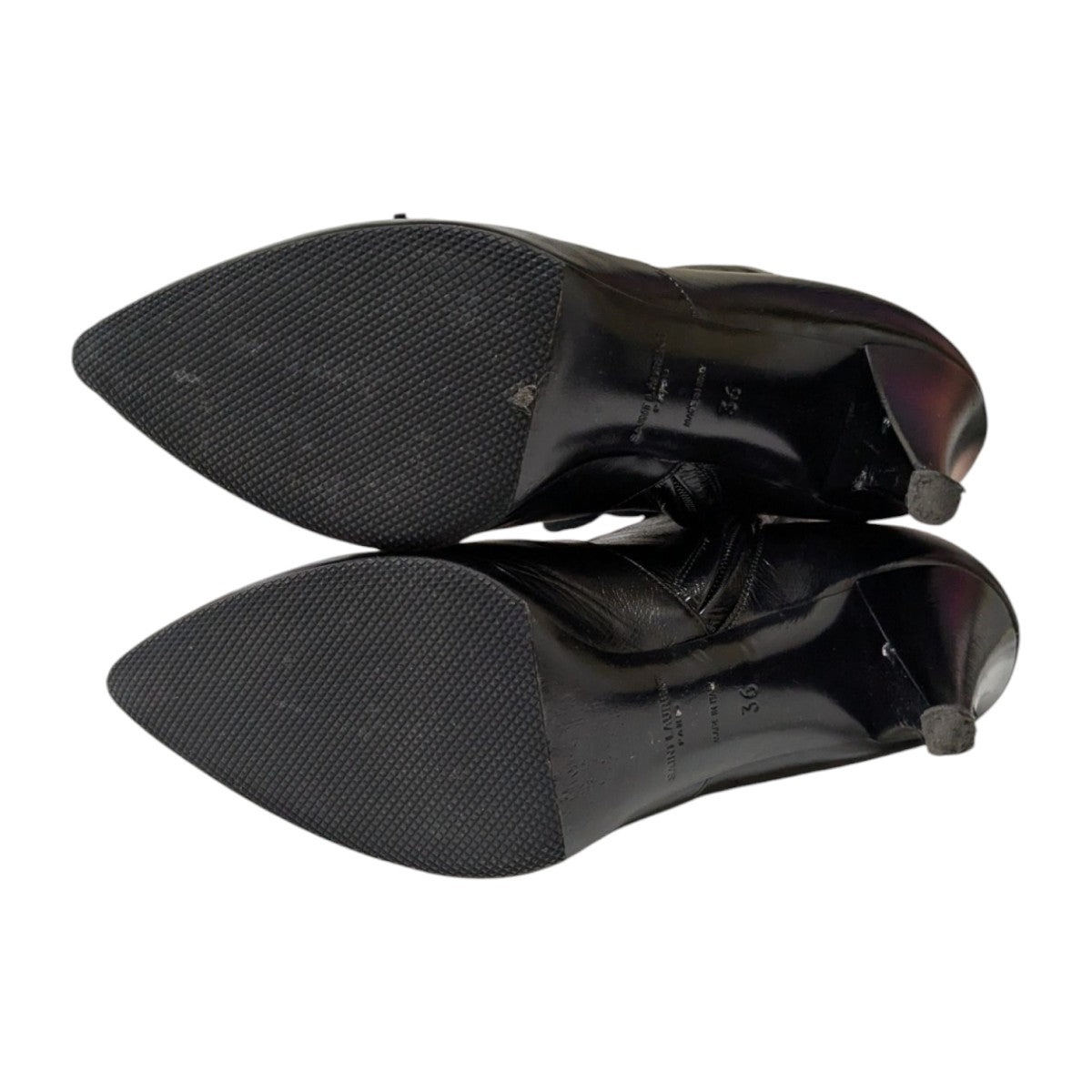 Saint Laurent Paris サイドジップヒールブーツ405593 古着・中古-5枚目のアイテム画像