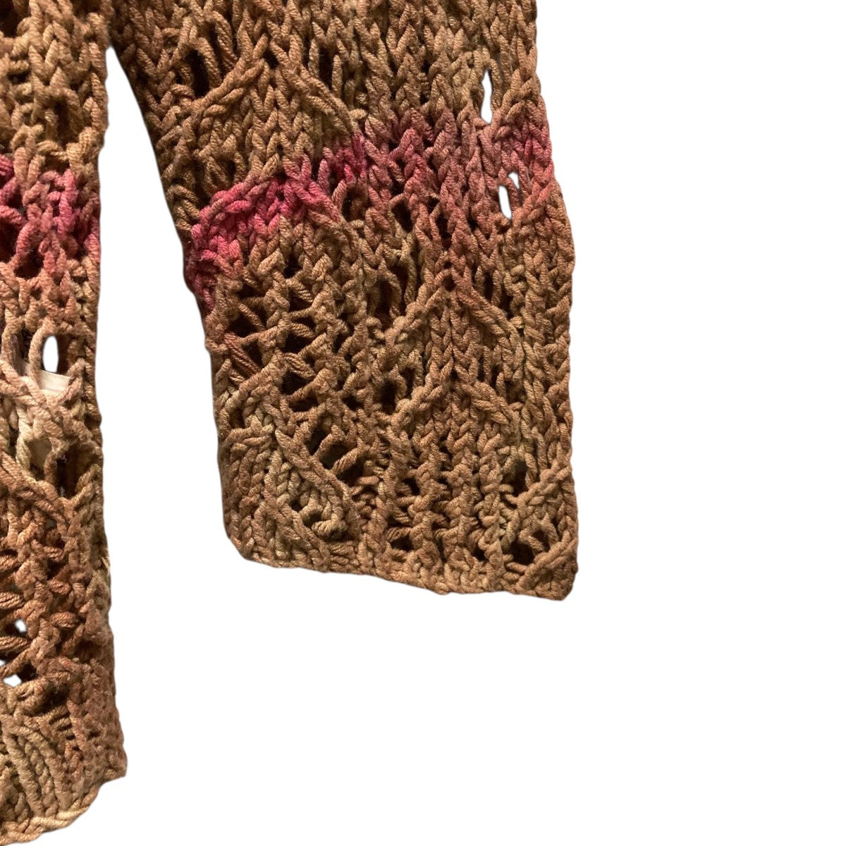 DAIRIKU(ダイリク) Flower Pattern Hand Knitting Cardigan