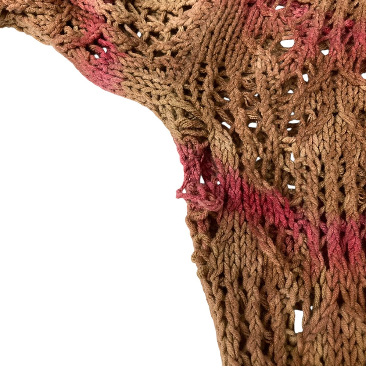 DAIRIKU(ダイリク) Tie-dye Flower Pattern Hand Knittingニット