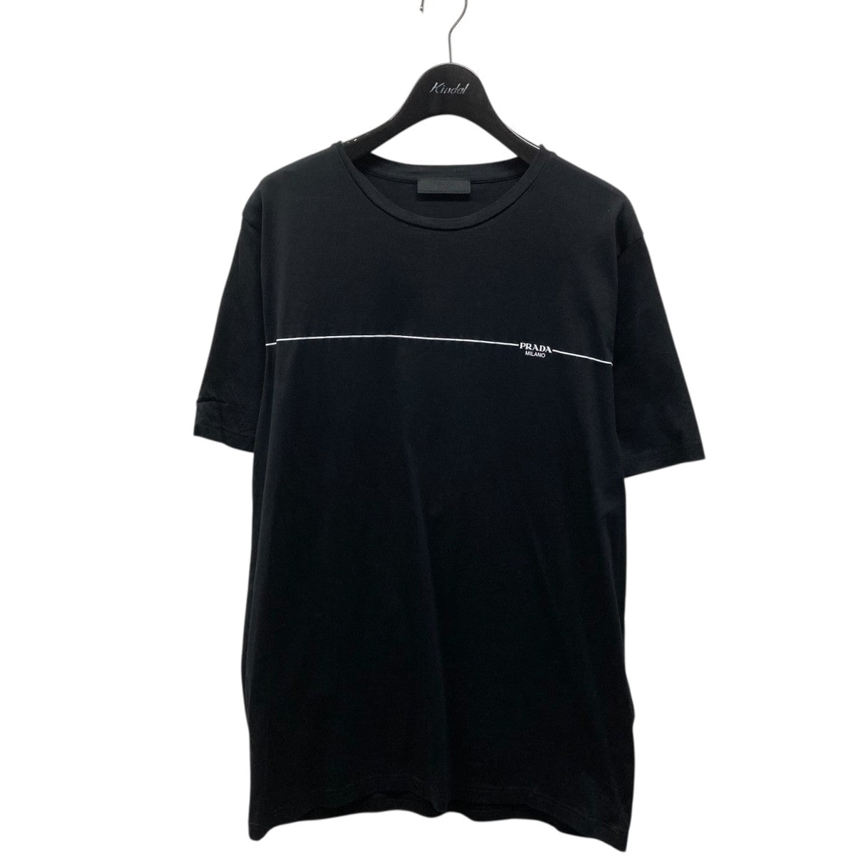 【送料込み】セール★PRADA★UJN656 PRADA(プラダ) 半袖TシャツUJN656 UJN656 ブラック サイズ XXL