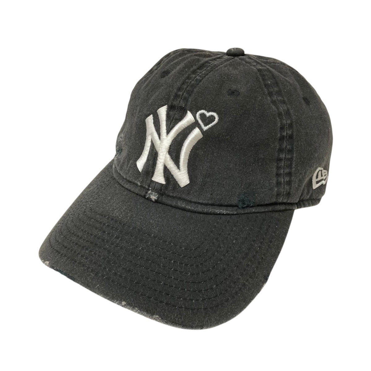 BASICKS(ベイシックス) Damaged New York Capキャップ グレー