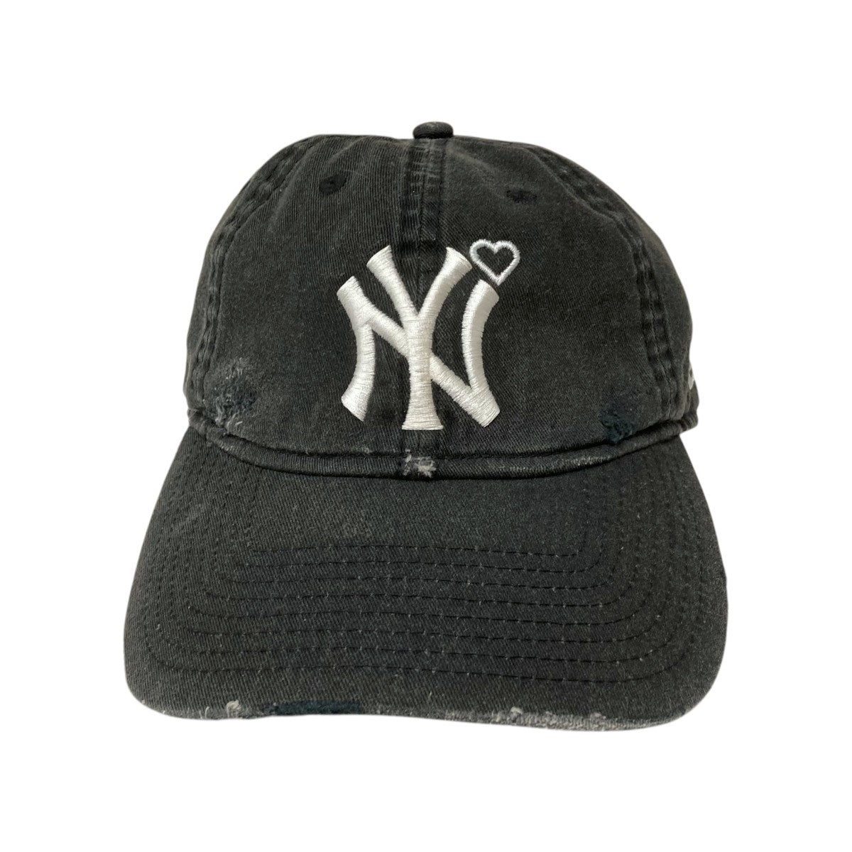 BASICKS×NEWERA YANKEES HEART EMBROIDERY CAPキャップ ブラウン