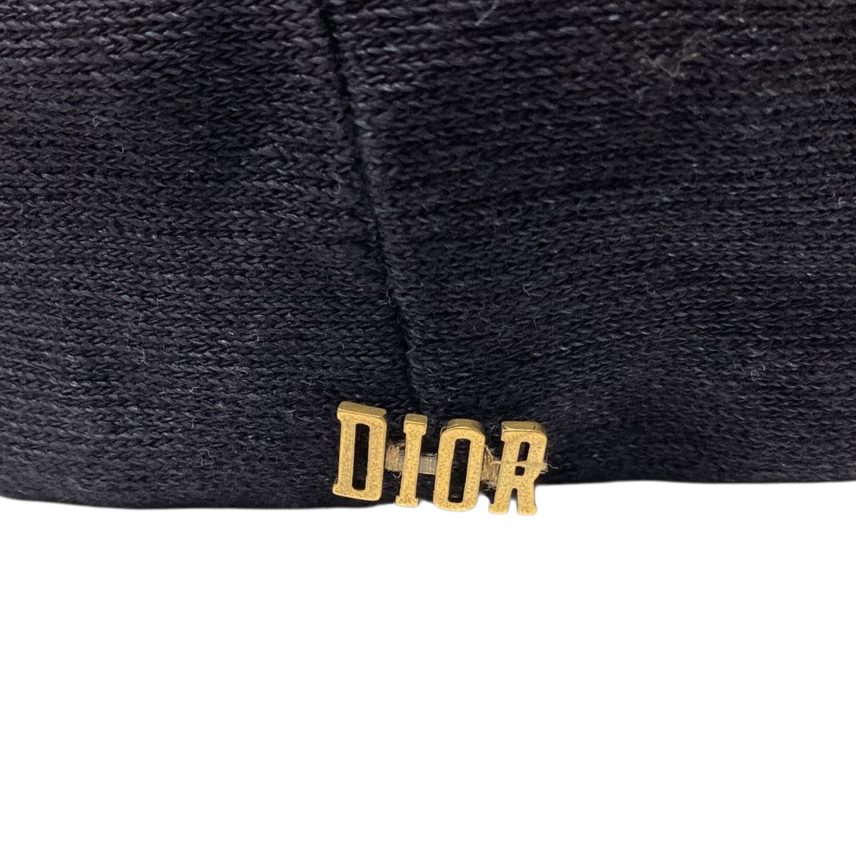 Dior ベレー帽 ブラック Dior ディオール ベレー帽 チュール付 #58 黒 (ブラック