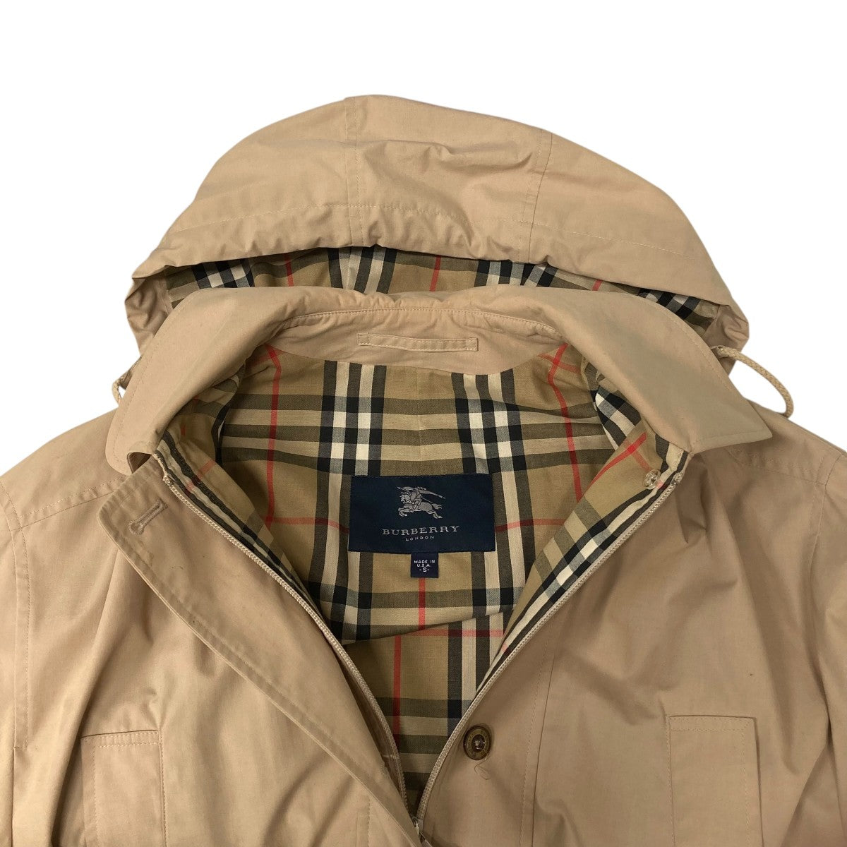 BURBERRY LONDON(バーバリーロンドン) フード付きステンカラー