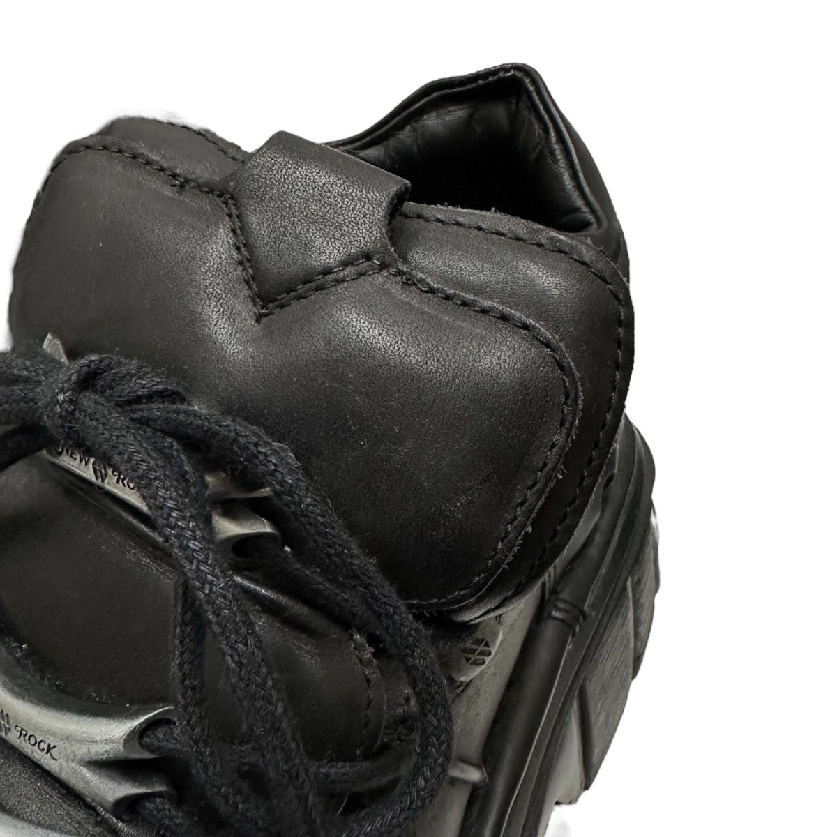 NEW ROCK(ニューロック) 厚底スニーカー ブラック サイズ 40(25.5cm