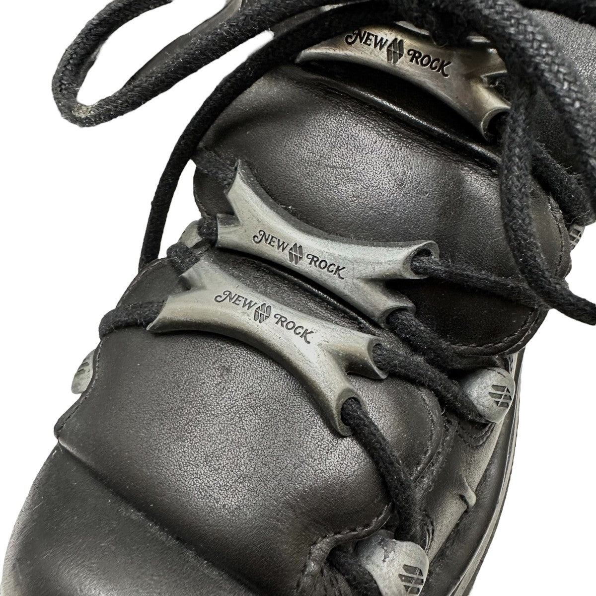 NEW ROCK(ニューロック) 厚底スニーカー ブラック サイズ 40(25.5cm