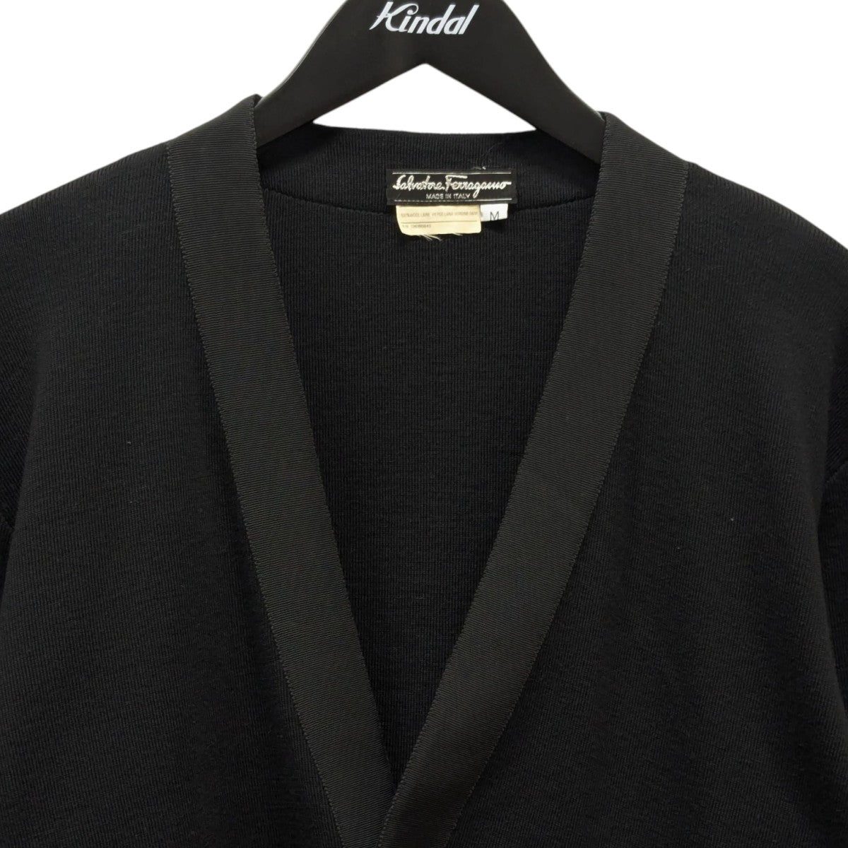 Salvatore Ferragamo フェラガモ カーディガン シルク M Salvatore Ferragamo - FERRAGAMO/SalvatoreFerragamo
