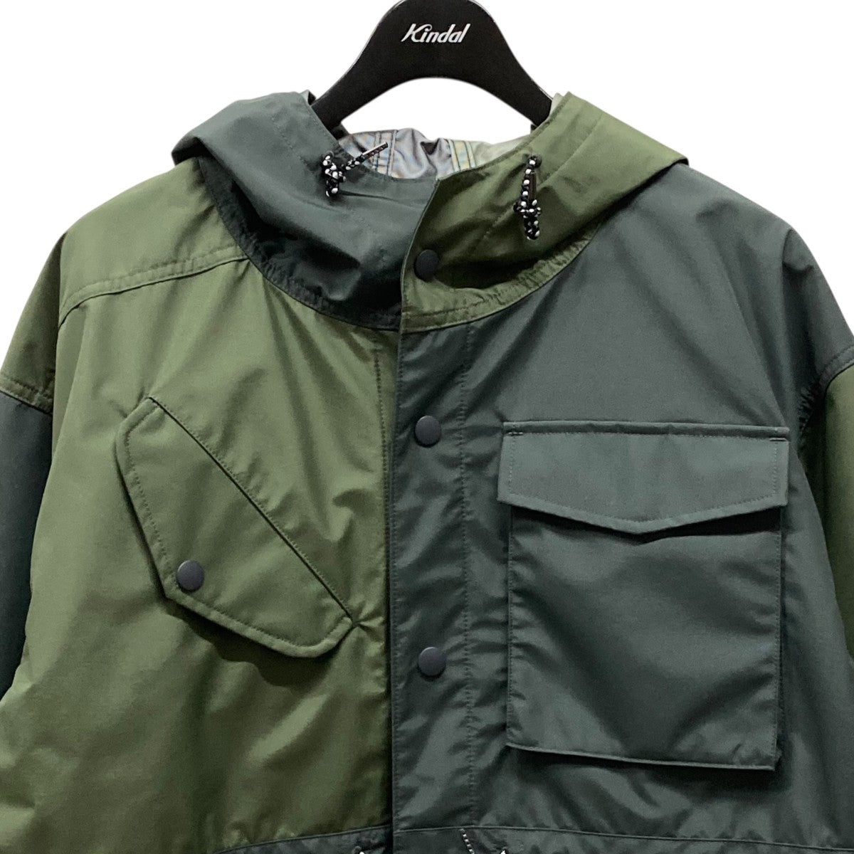 KUON(クオン) Patchwork Shell Jacketジャケット144JK041200