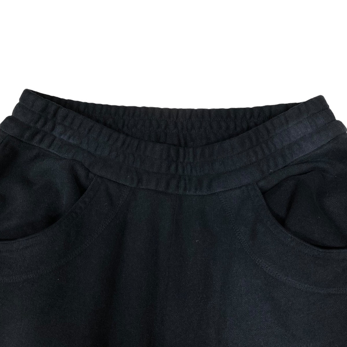 OMAR AFRIDI ブラック ハーフパンツ 46 ショーツ Omar Afridi(オマールアフリディ) Knee darted flare trousers