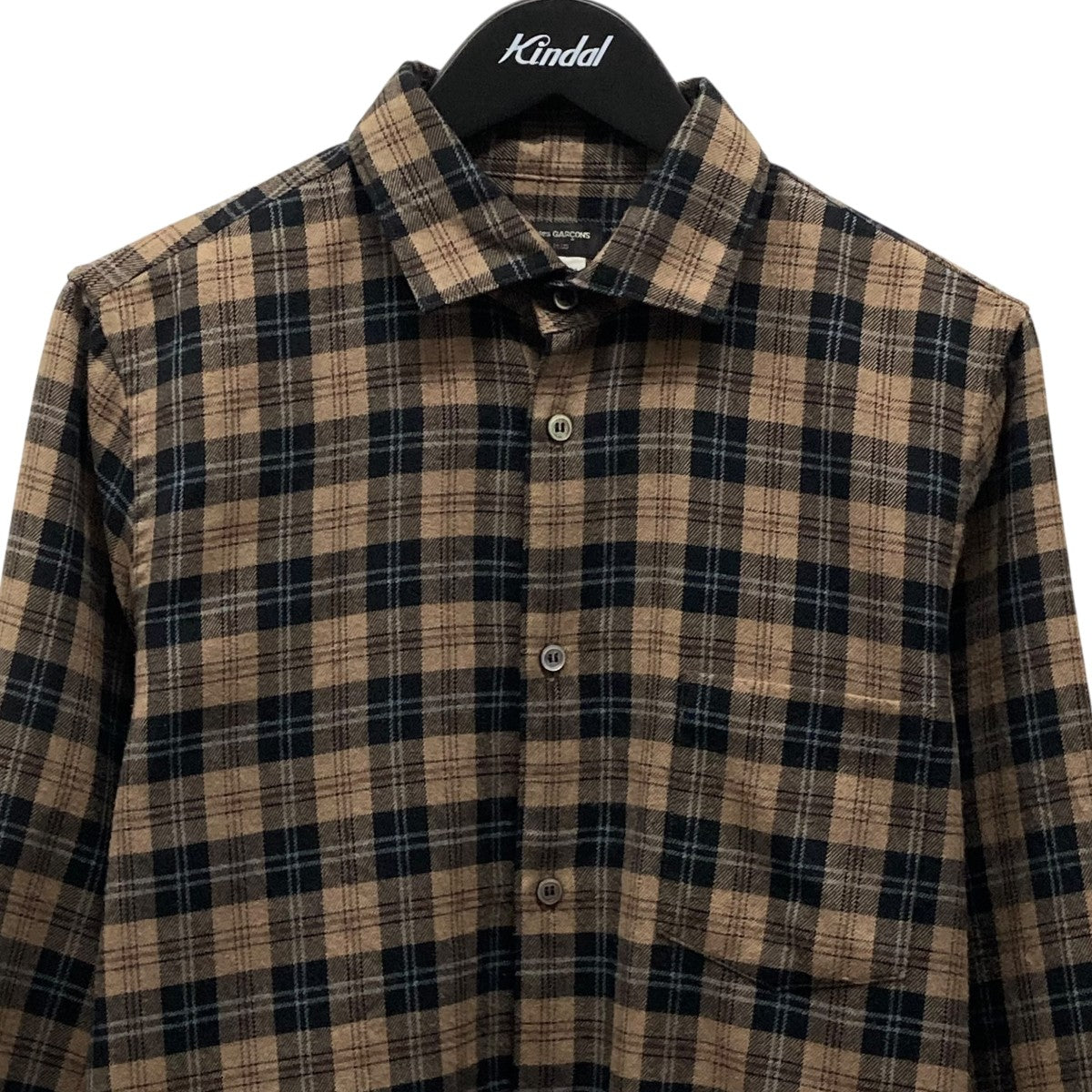 寒*迎様 コムデギャルソン オムプリュス ギンガムチェック シャツ COMME des GARCONS HOMME PLUS(コムデギャルソンオムプリュス