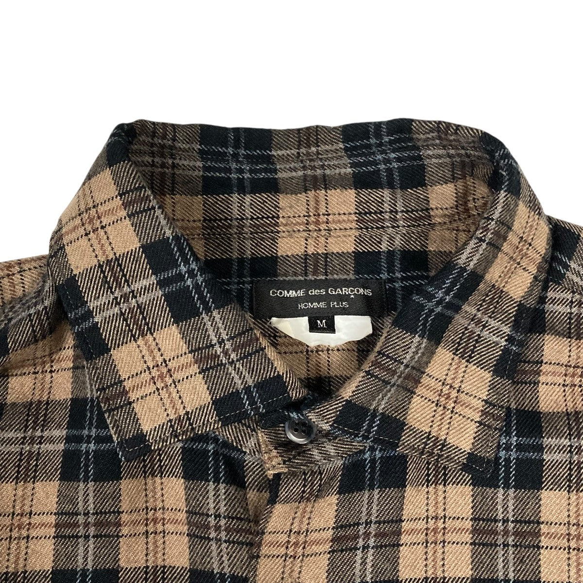 寒*迎様 コムデギャルソン オムプリュス ギンガムチェック シャツ