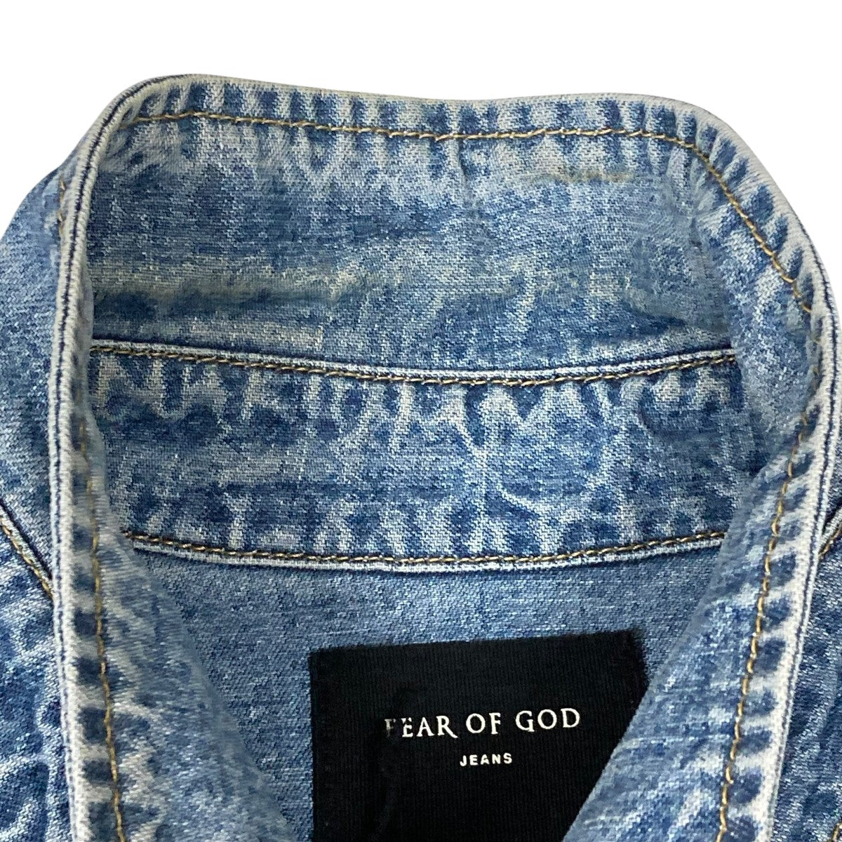 FEAR OF GOD DENIM OVERSIZED SHデニムシャツFEA-5C-17-DFLN-BL 古着・中古-6枚目のアイテム画像