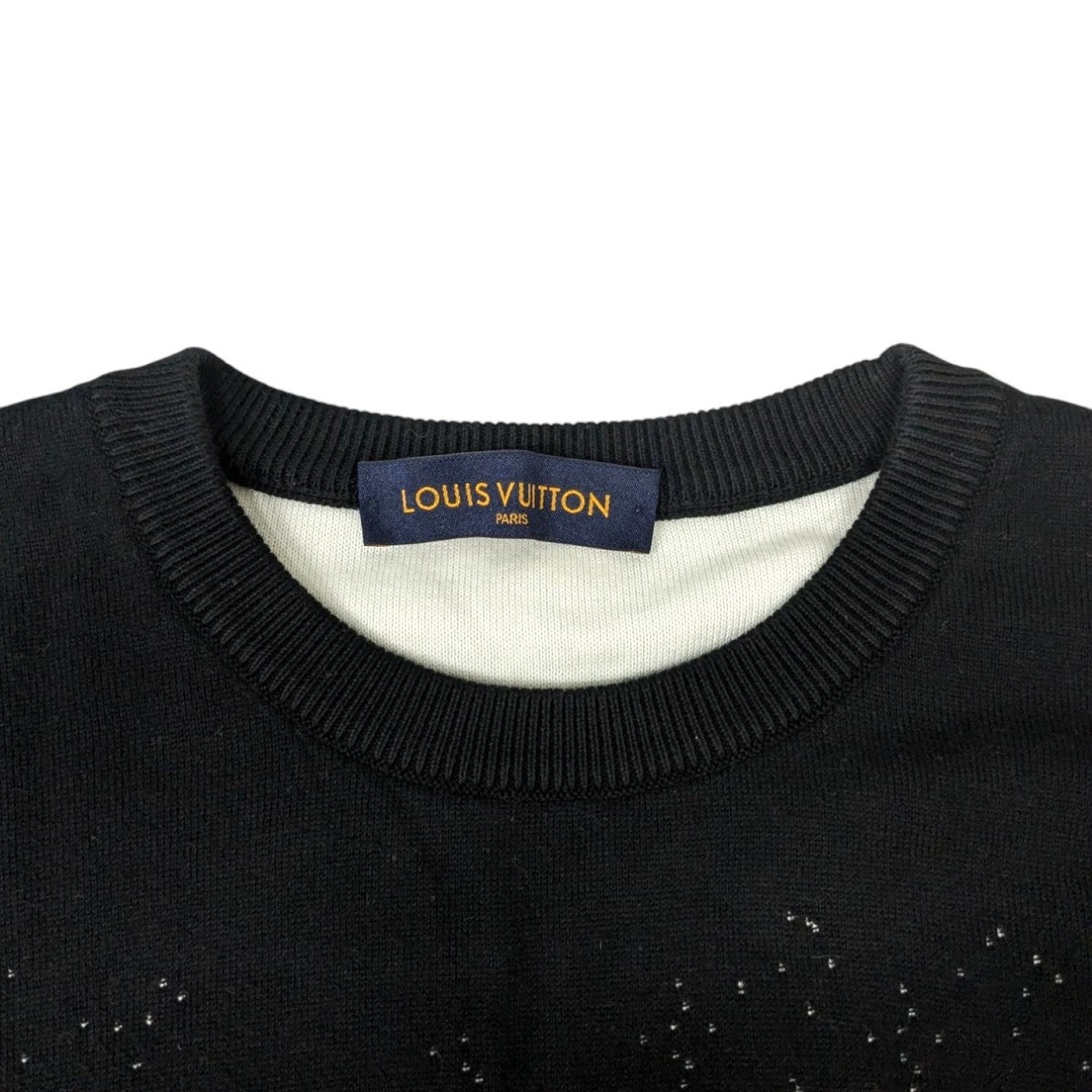 美品✨ルイヴィトン カシミヤ100％ ニット Vネック バルーン袖
