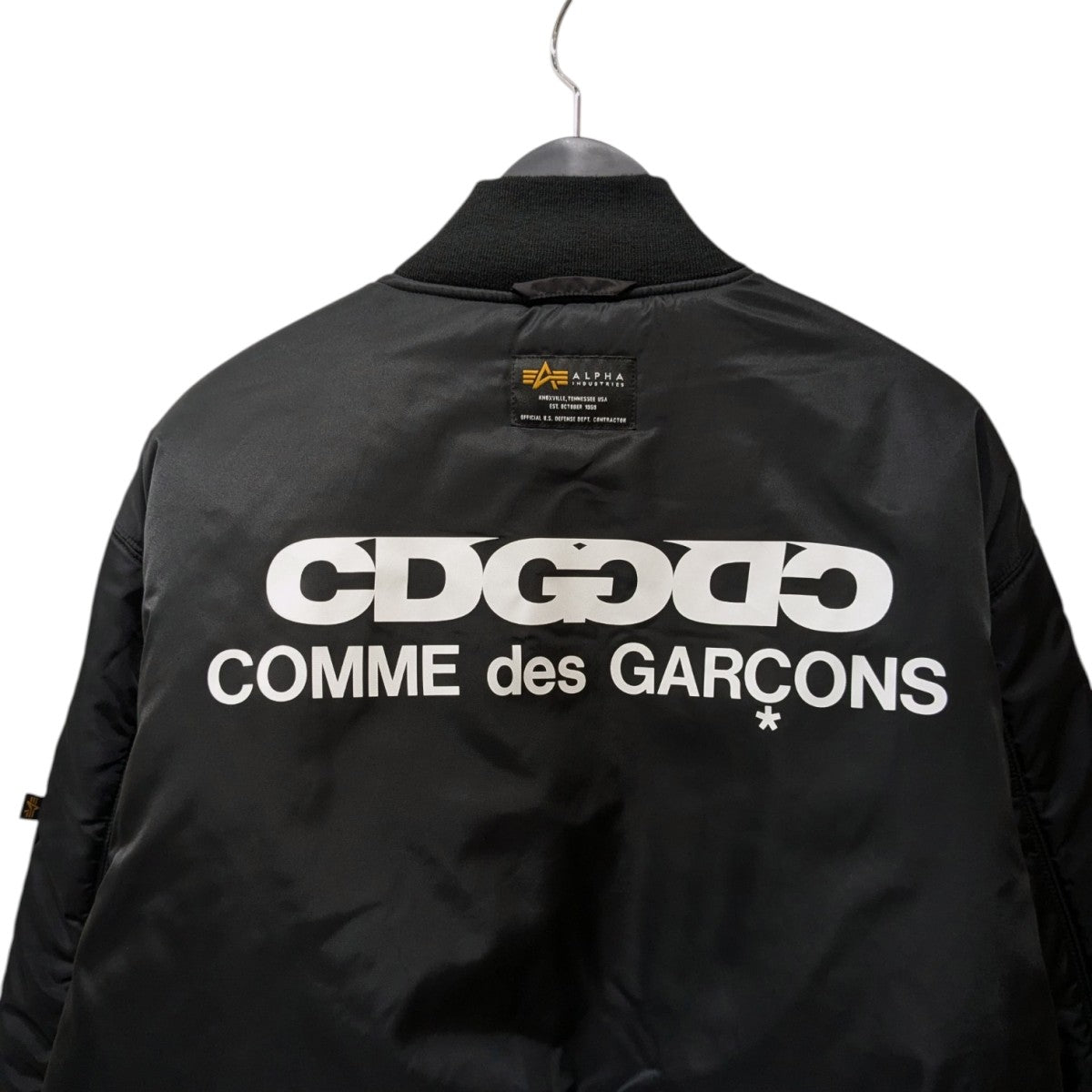 CDG×ALPHA MA1＆WEPリバーシブルジャケットSZ-J033 SZ-J033 ブラック