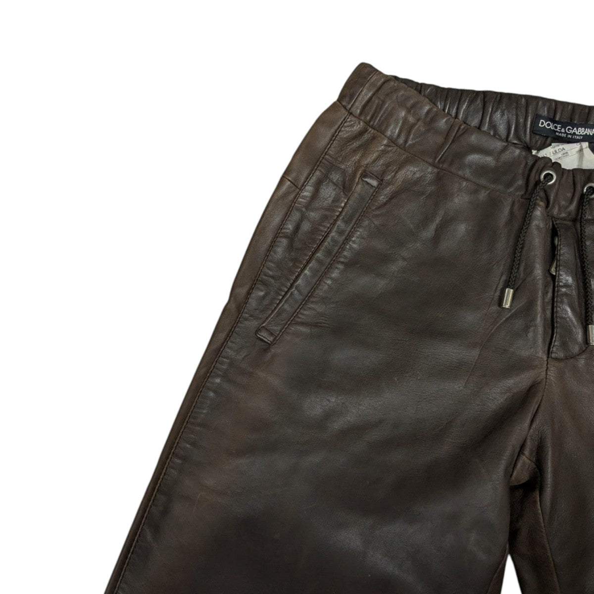 Dolce & Gabbana レザーパンツ 46 DOLCE ＆ GABBANA(ドルチェアンドガッバーナ) 03AWレザーパンツ