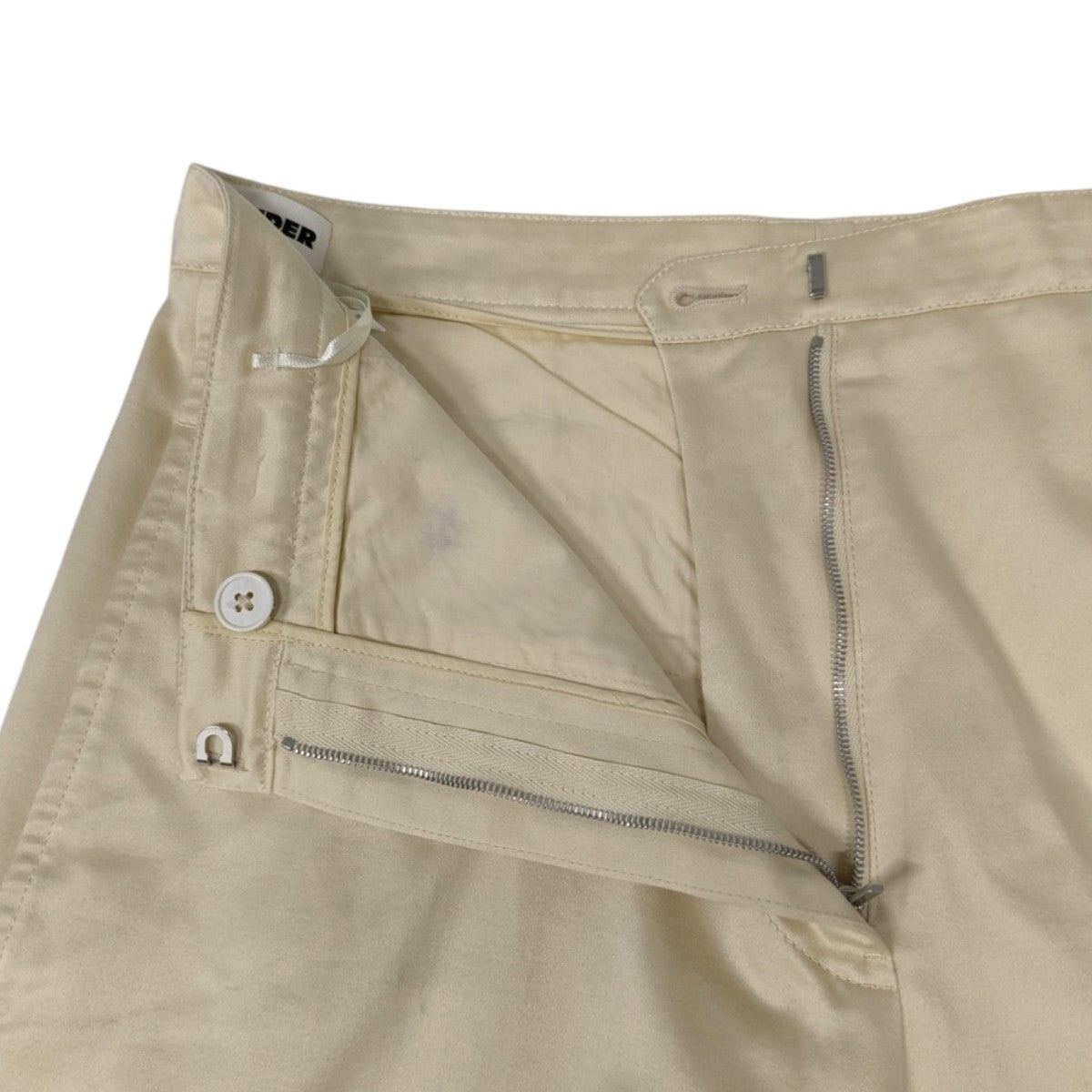 美品 / JIL SANDER ワイドコットンパンツ 34 楽天市場】JIL SANDER ジルサンダー ワイドパンツ J22KA0104