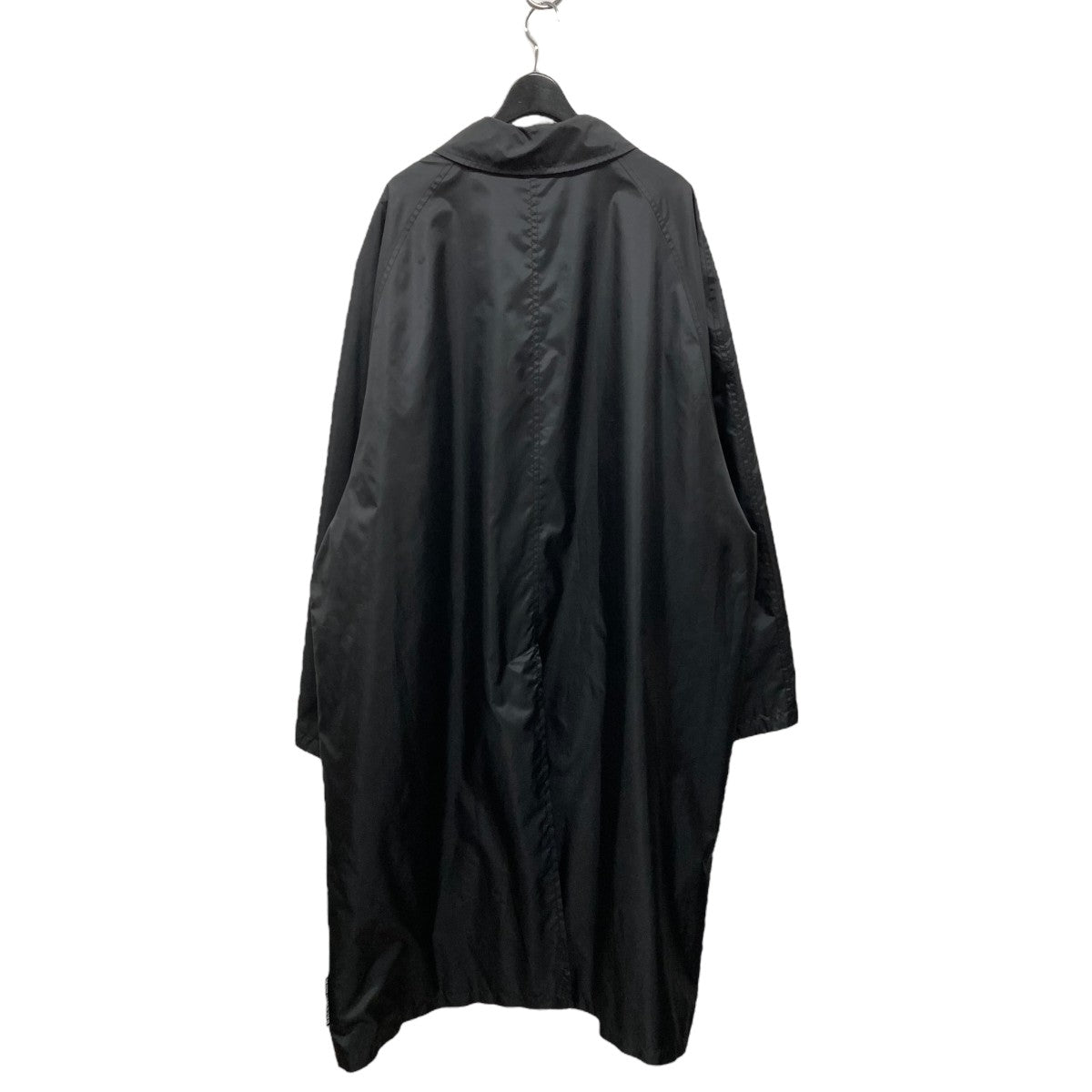 680 BALENCIAGA バレンシアガ ステンカラーコート ブラック 7R