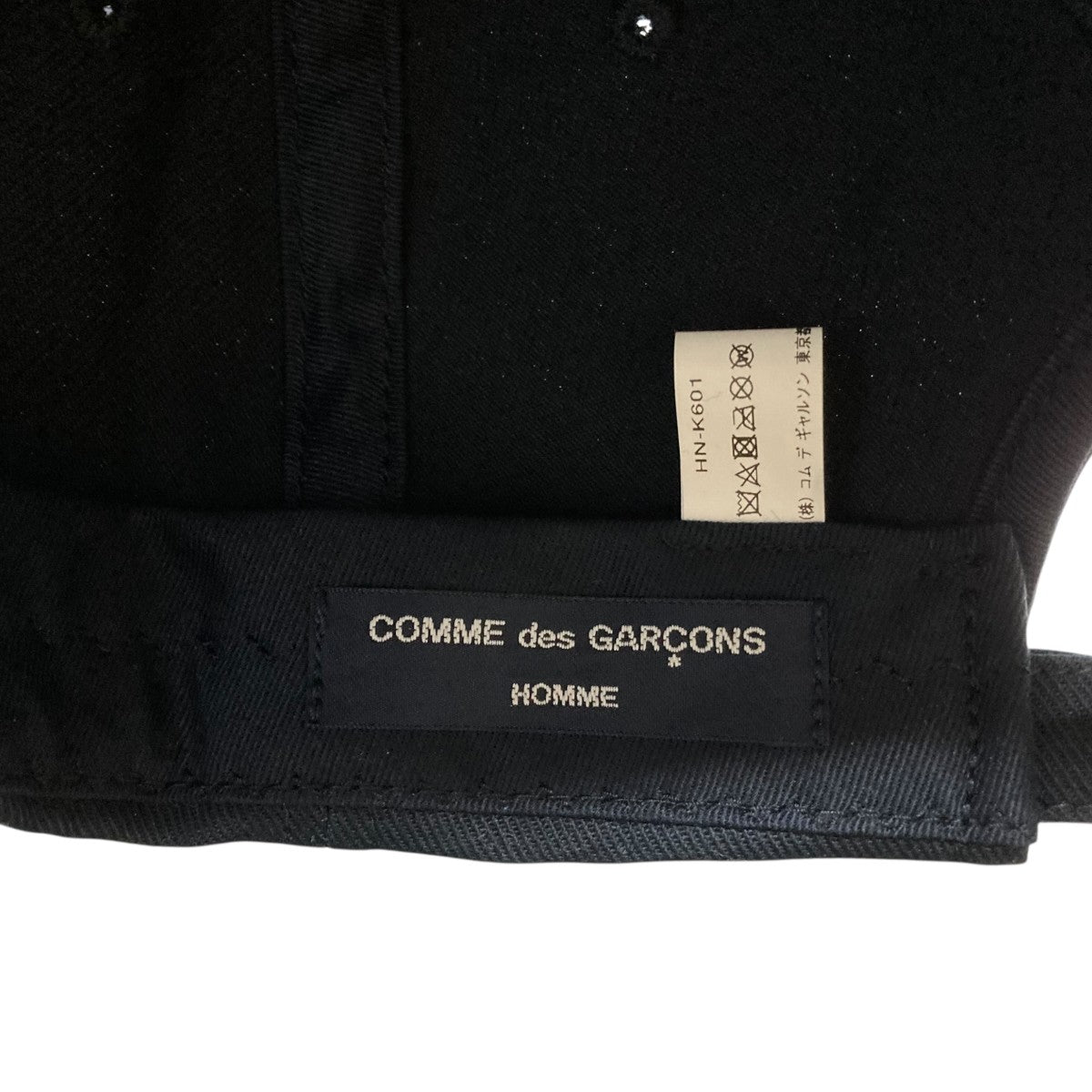 新品 コムデギャルソンオム24AW ロゴキャップ　黒 HN-K601-051 楽天市場】【COMME des GARCONS HOMME LOGO CAP Black HN-K601