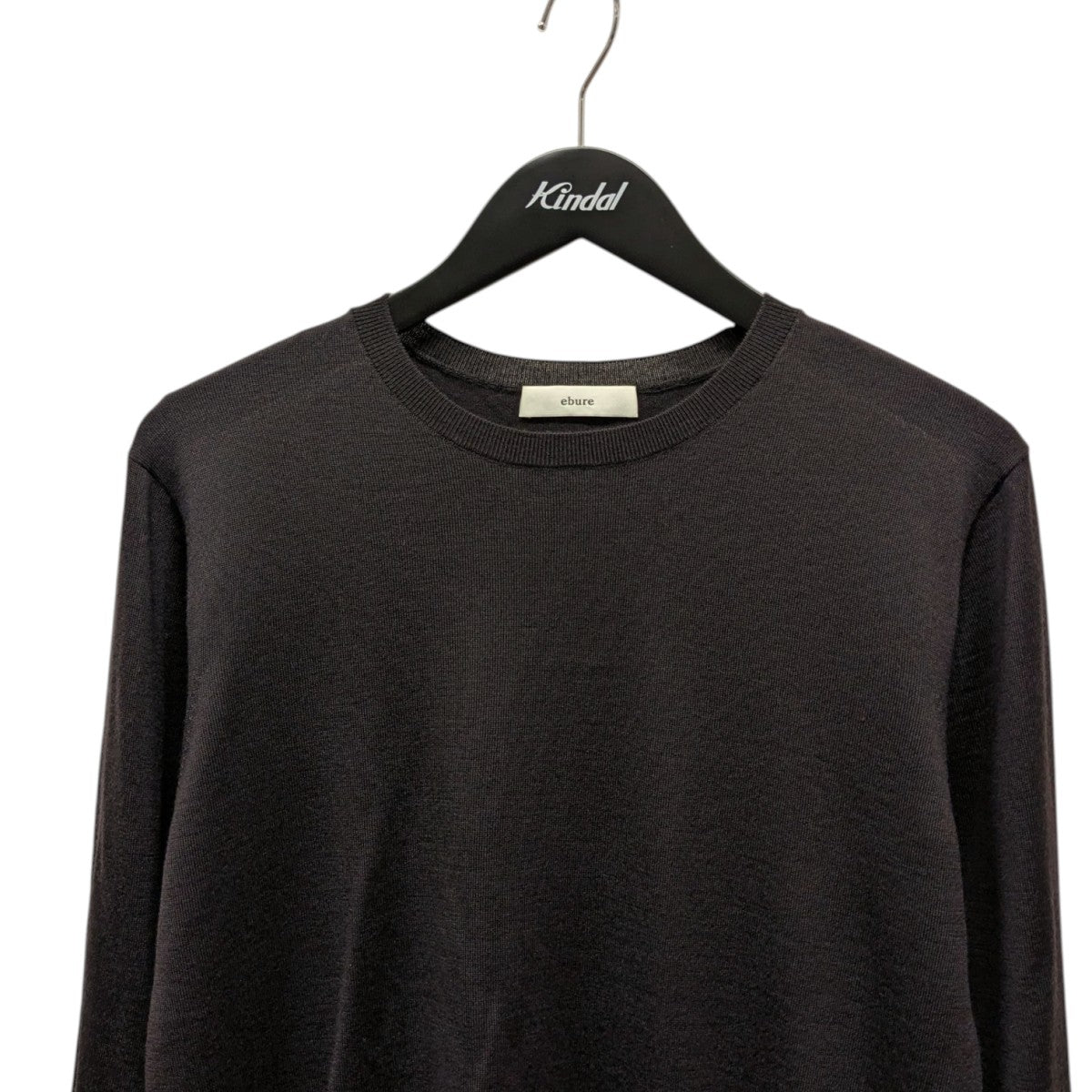 EBURE(エブール) クルーネックニット3810800302 3810800302 ブラウン