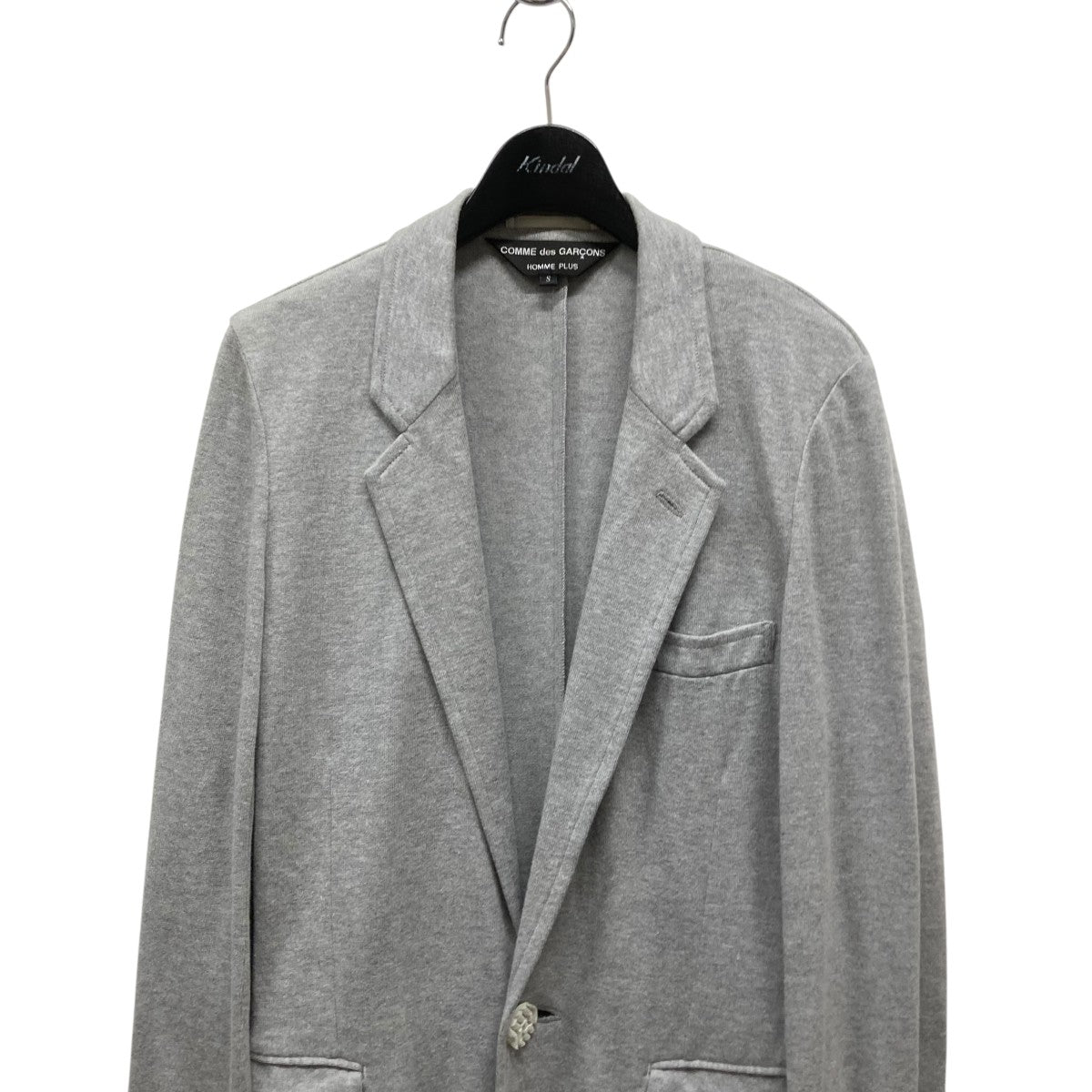 COMME des GARÇONS HOMME PLUS スウェット グレー M COMME des GARCONS HOMME PLUS Metallic Knit Sweater Size S(K