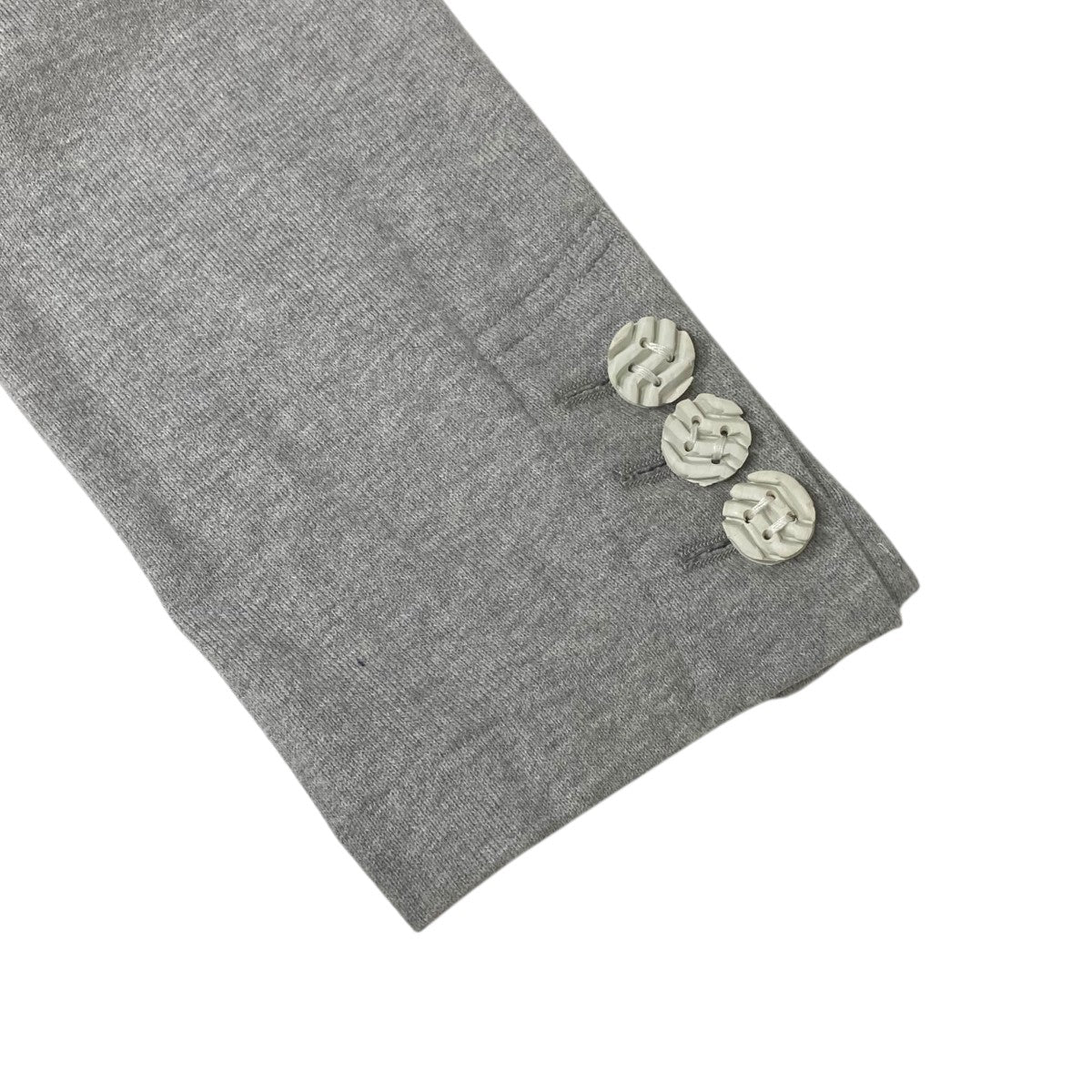 COMME des GARÇONS HOMME PLUS スウェット グレー M COMME des GARCONS HOMME PLUS Metallic Knit Sweater Size S(K