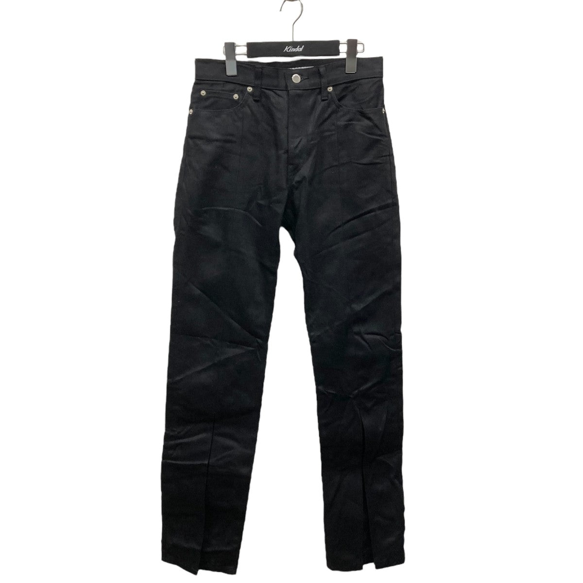 JOHN LAWRENCE SULLIVAN デニムパンツ 黒 0196225E0006 JOHN LAWRENCE SULLIVAN ジーンズ WASHED DENIM CENTER LINE