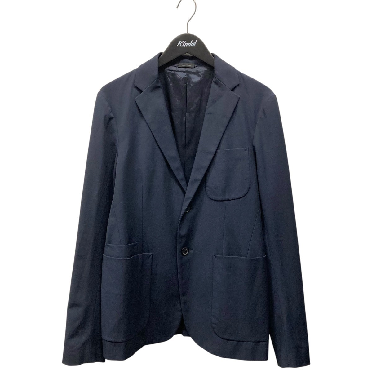 ジルサンダー テーラードジャケット 46 S~Mサイズ相当 青系 コットン JIL SANDER(ジルサンダー) 19SSテーラードジャケット グレー