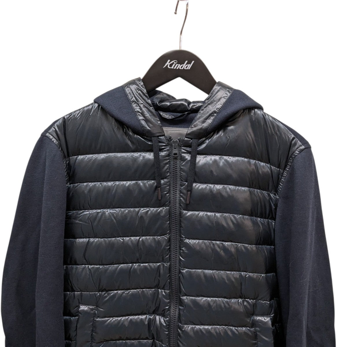 HERNO(ヘルノ) スウェットパーカーxウルトラライトダウン ハイブリッド