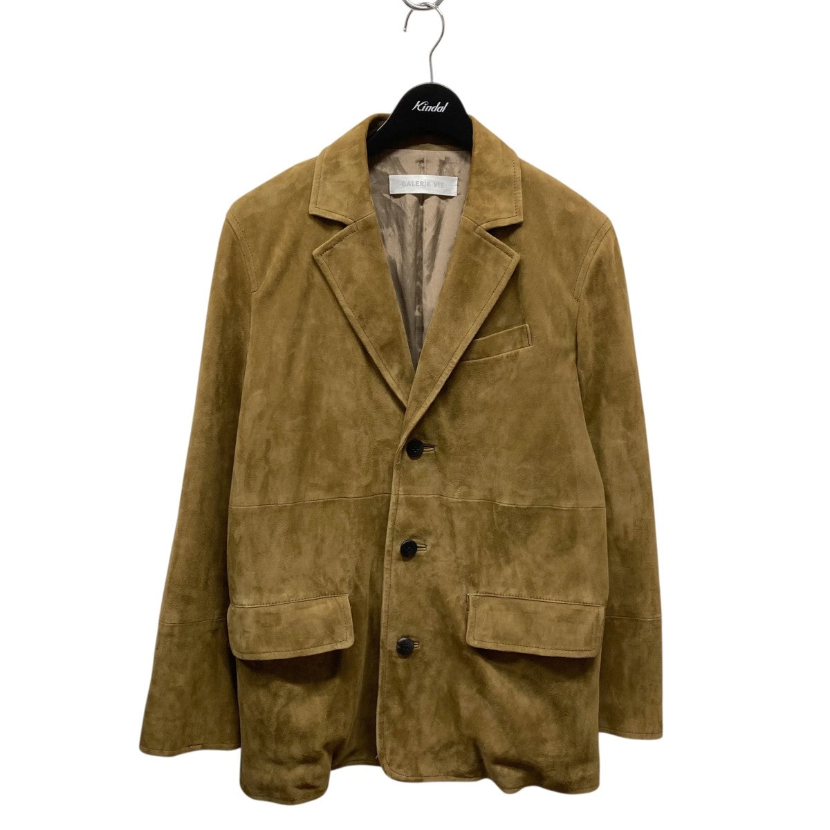 ギャルリーヴィー/GALERIE VIE　ピーコート　カシミア100% ギャルリー・ヴィー GALERIE VIE カシミヤビーバー クルーネックロング