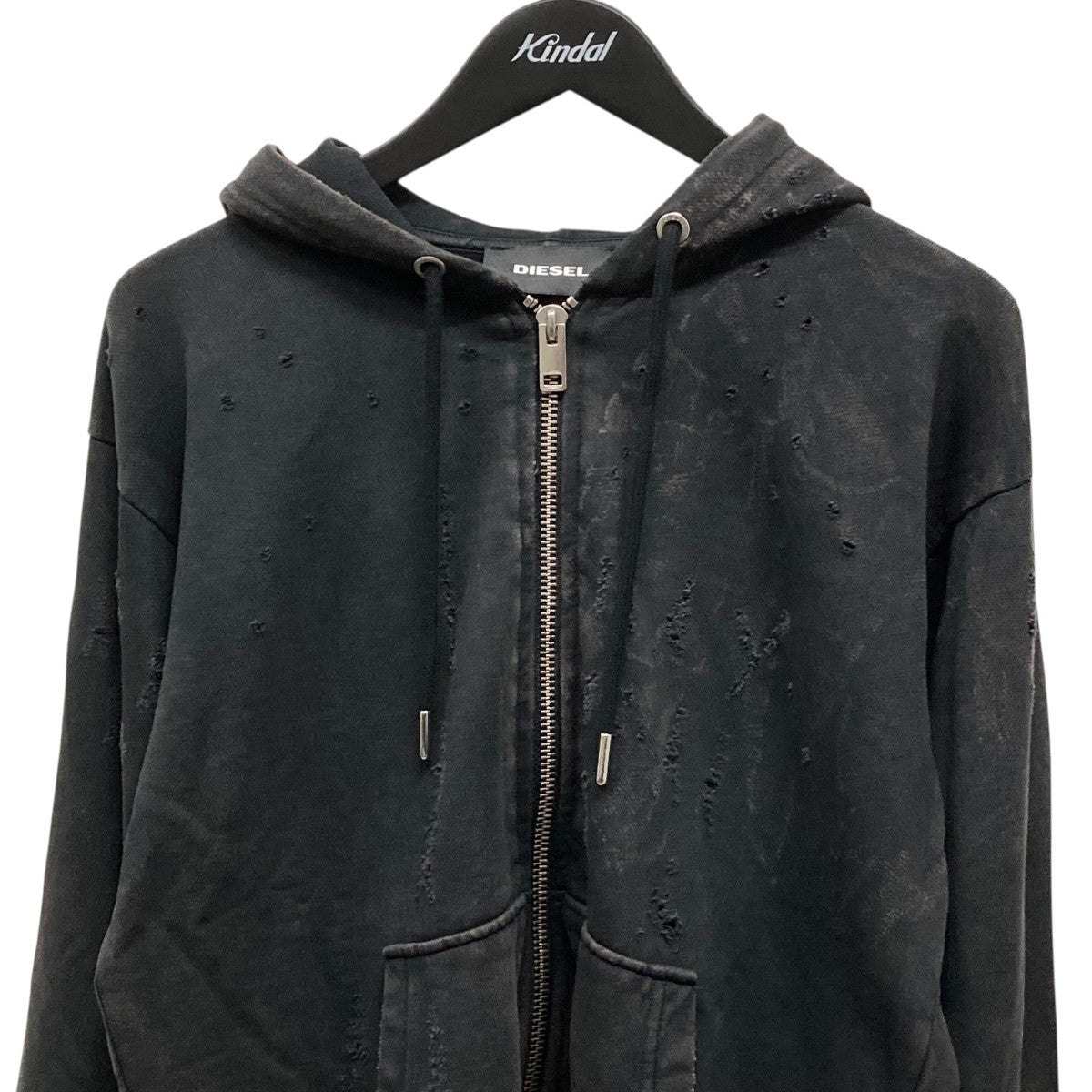 DIESEL(ディーゼル) ダメージ加工ジップパーカーBG000014