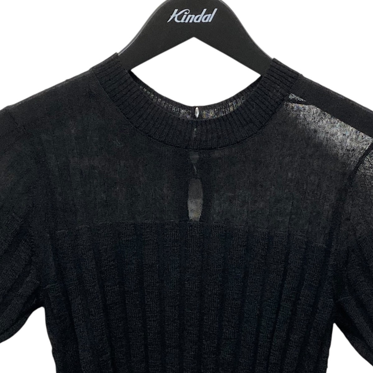LE CIEL BLEU◆半袖カットソー/36/コットン/BLK/25A63103// LE CIEL BLEU(ルシェルブルー) / 半袖カットソー/36/コットン