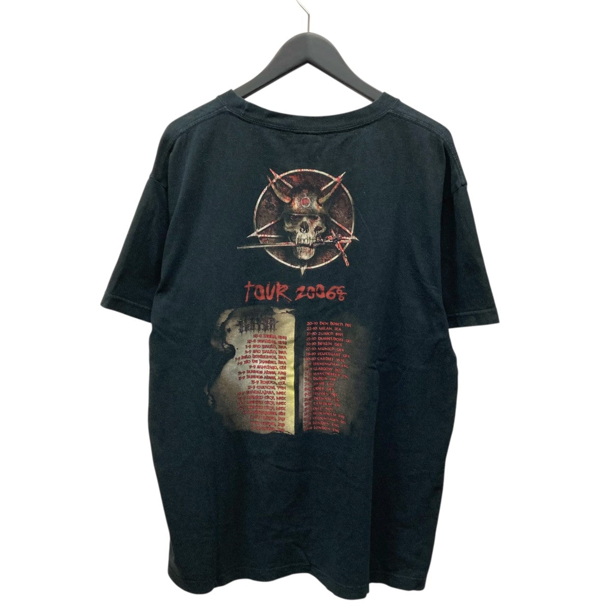 SHOOT SLAVER 2006 WORLD TOUR TEE半袖Tシャツ 古着・中古-2枚目のアイテム画像