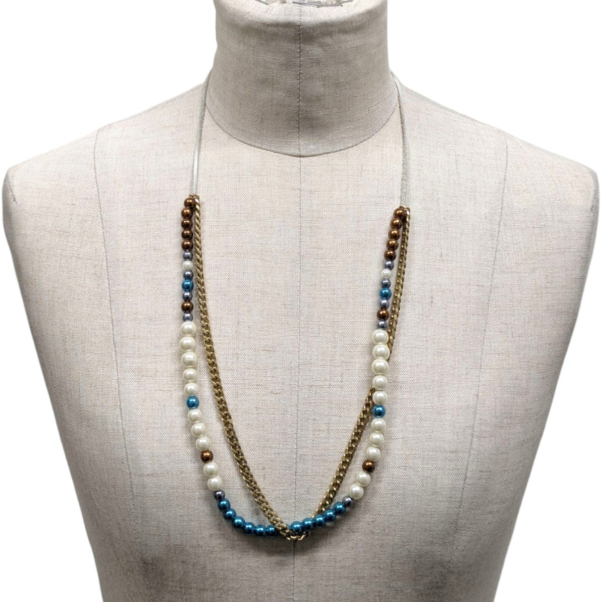 sacai(サカイ) Color Pearl Chain Necklaceネックレス24-0717S