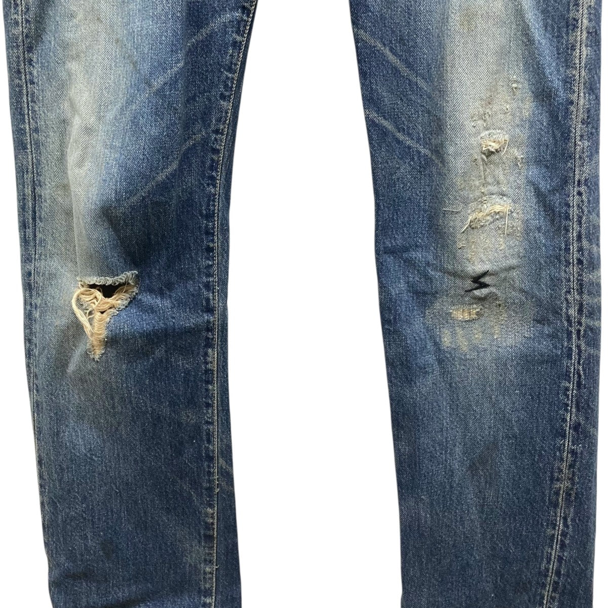 アンダーカバー 2015SS 宝石デニム クラッシュ加工スキニー PHB期 アンダーカバー UNDERCOVER 10SS 68 denim 68デニム 復刻