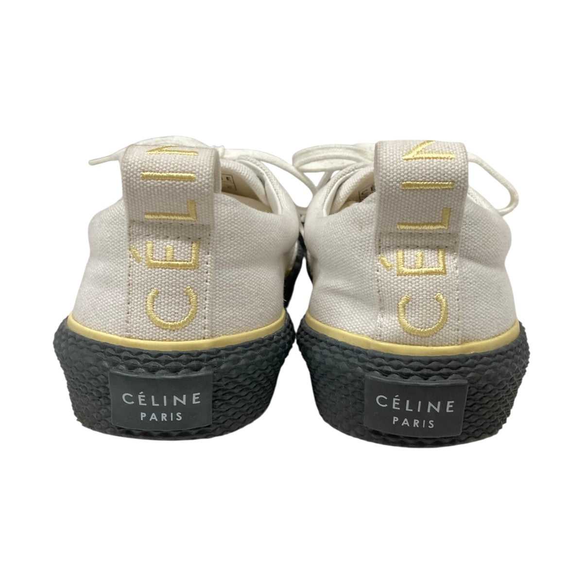 CELINE(セリーヌ) 180°キャンバススニーカー ホワイト サイズ 35