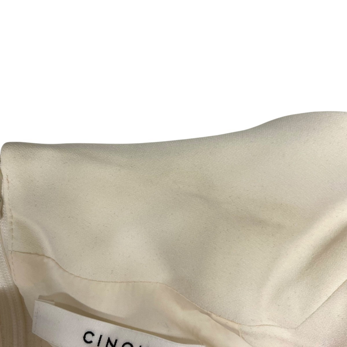 【新品未使用】CINOH麻 リネン ノースリーブオールインワン CINOH(チノ) オールインワン17S011 17S011 アイボリー サイズ 38