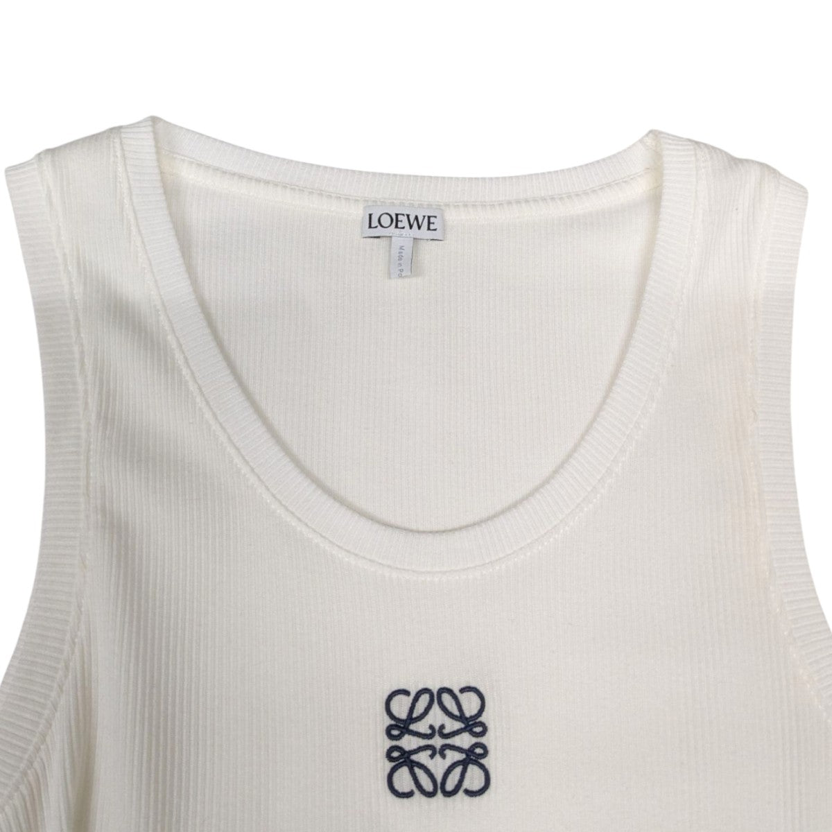 LOEWE タンクトップ s540y07xa2 LOEWE ロエベ タンクトップ ANAGRAM TANK TOP ブラック