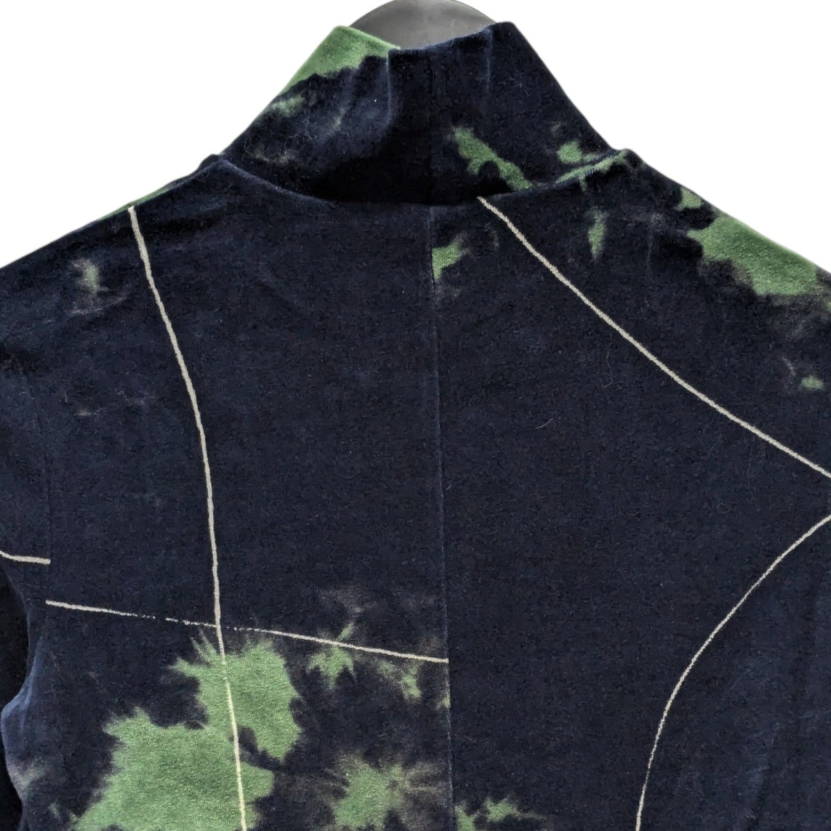 くろまめ Mame Kurogouchi マメクロゴウチ 刺し子刺繍ニットトップス