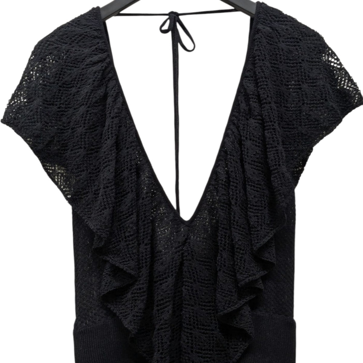 AMERI(アメリ) MEDI RUFFLE KNIT ROMPERSロンパース0225105931170