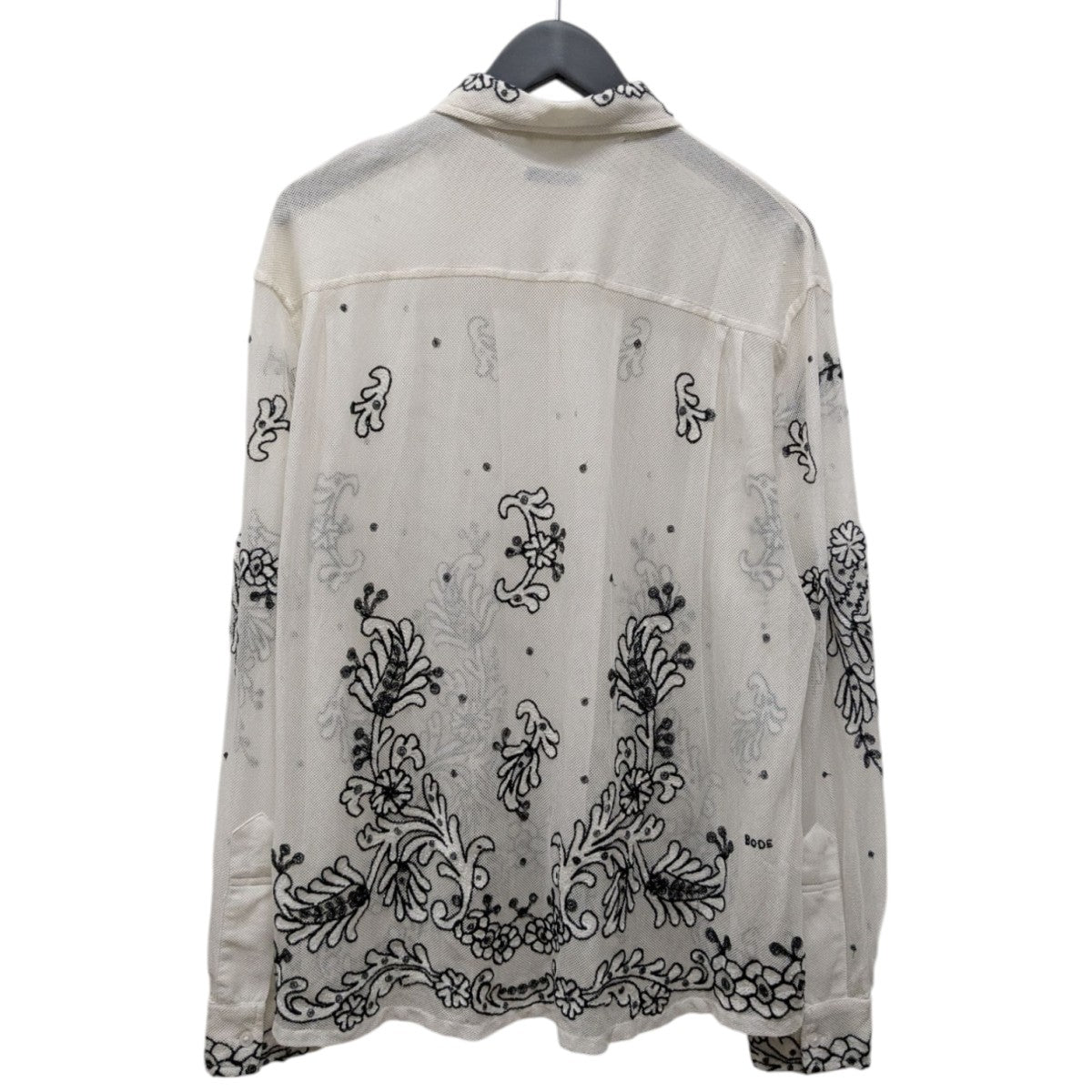 BODE(ボーディ) レースシャツ アイボリー サイズ L/XL｜【公式