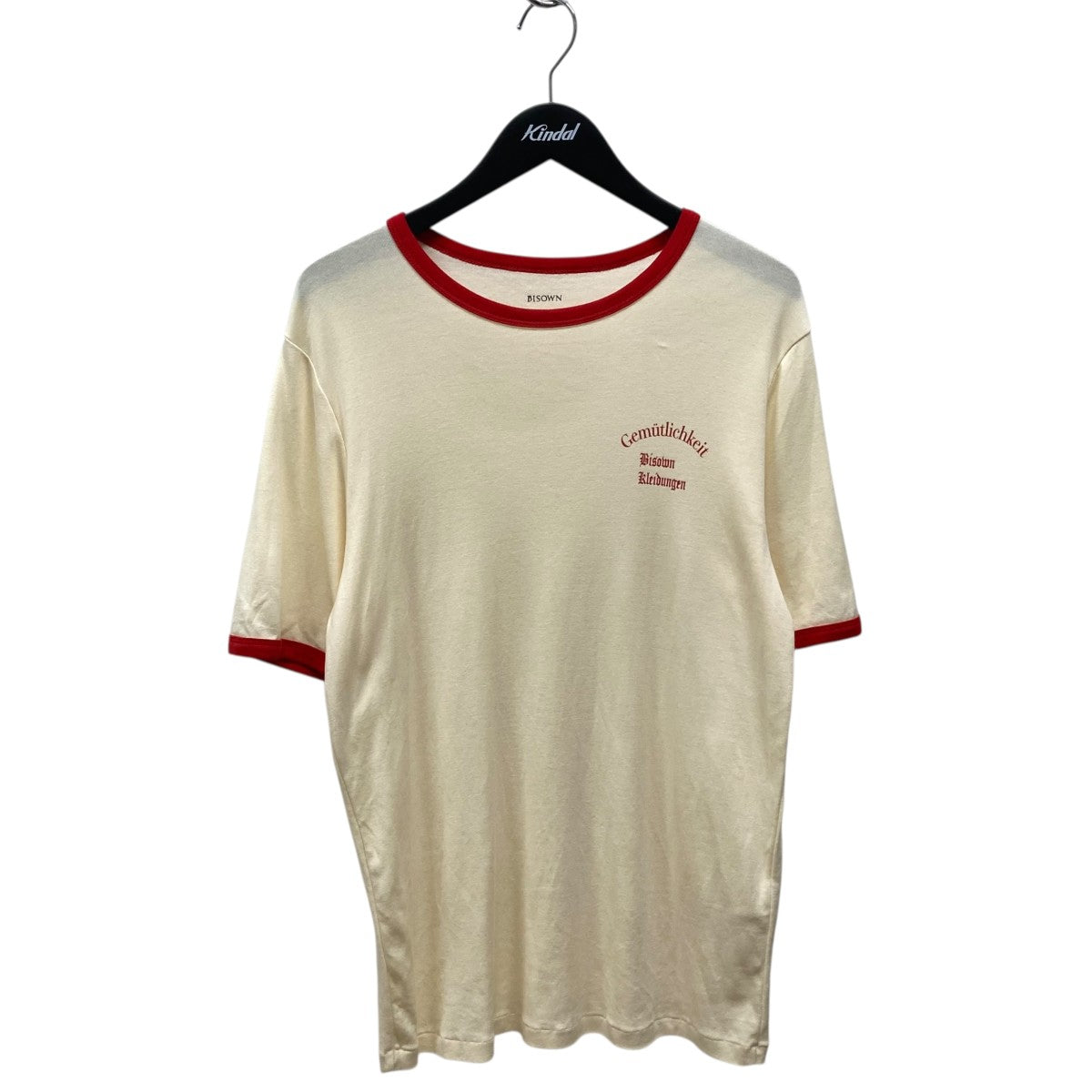 BISOWN Exclusive TRIM TEE半袖Tシャツ25SS-BIS-CS53SU 古着・中古-1枚目のアイテム画像