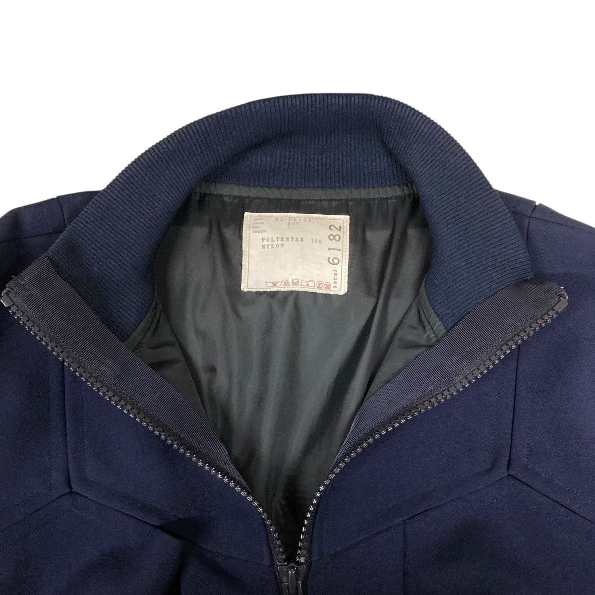 sacai(サカイ) 22AWTechnical Jersey Zip Up Blousonジップジャケット